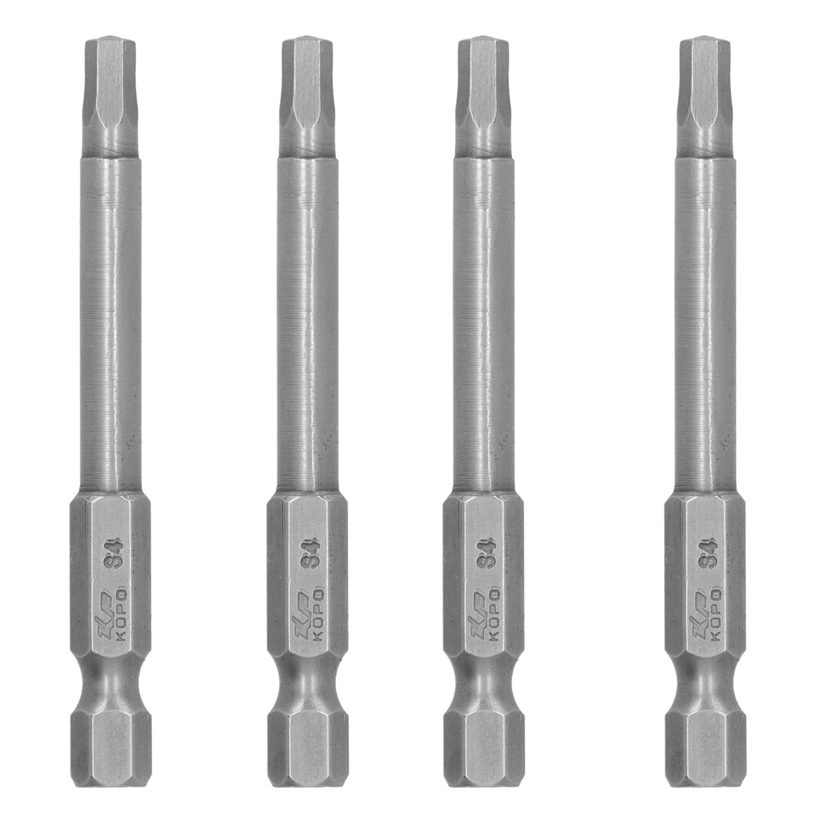 10 Leistungsstarke, Magnetische, Gehärtete 4-mm-sechskant-elektroschraubendreherbits, S1/4 65-mm-handwerkzeug