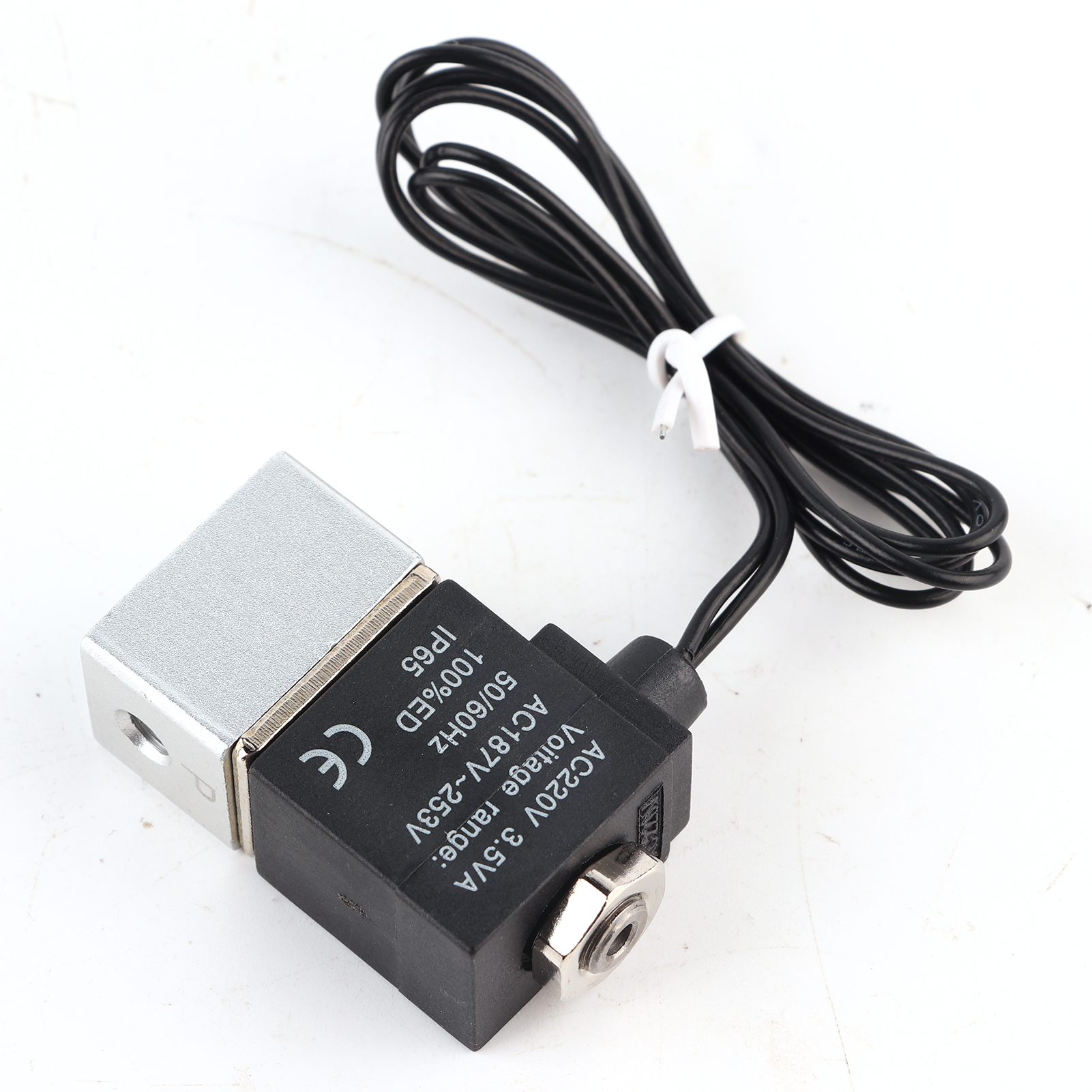 3-wege-magnetventil Mit 2 Positionen, G1/8"-anschluss, Schutzart Ip65, Magnetventil Aus Aluminiumlegierung, 220 V Wechselstrom