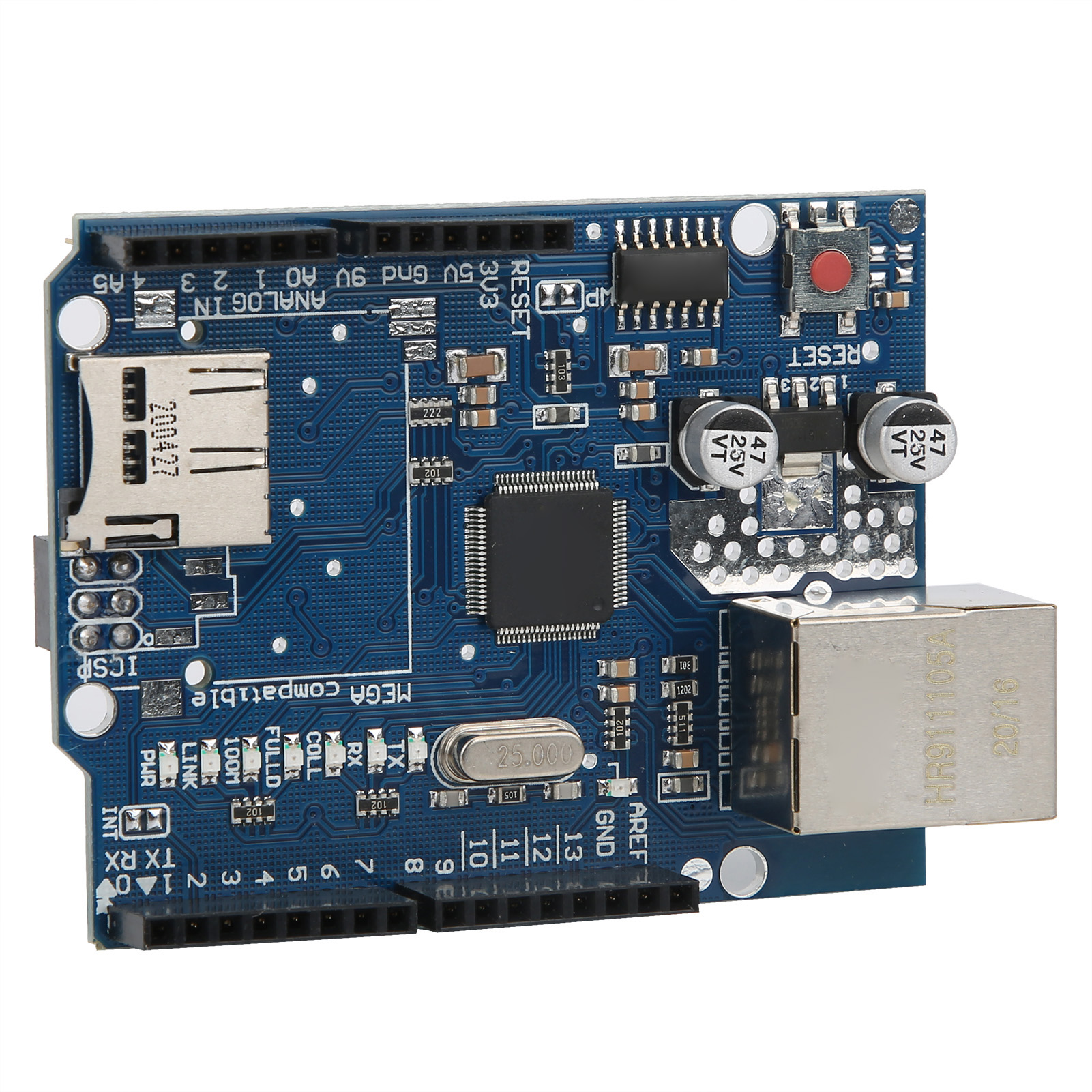 W5100 Ethernet-lan-netzwerkerweiterungskartenmodul, Kartenleser, Elektronikbauteil Zum Selberbauen