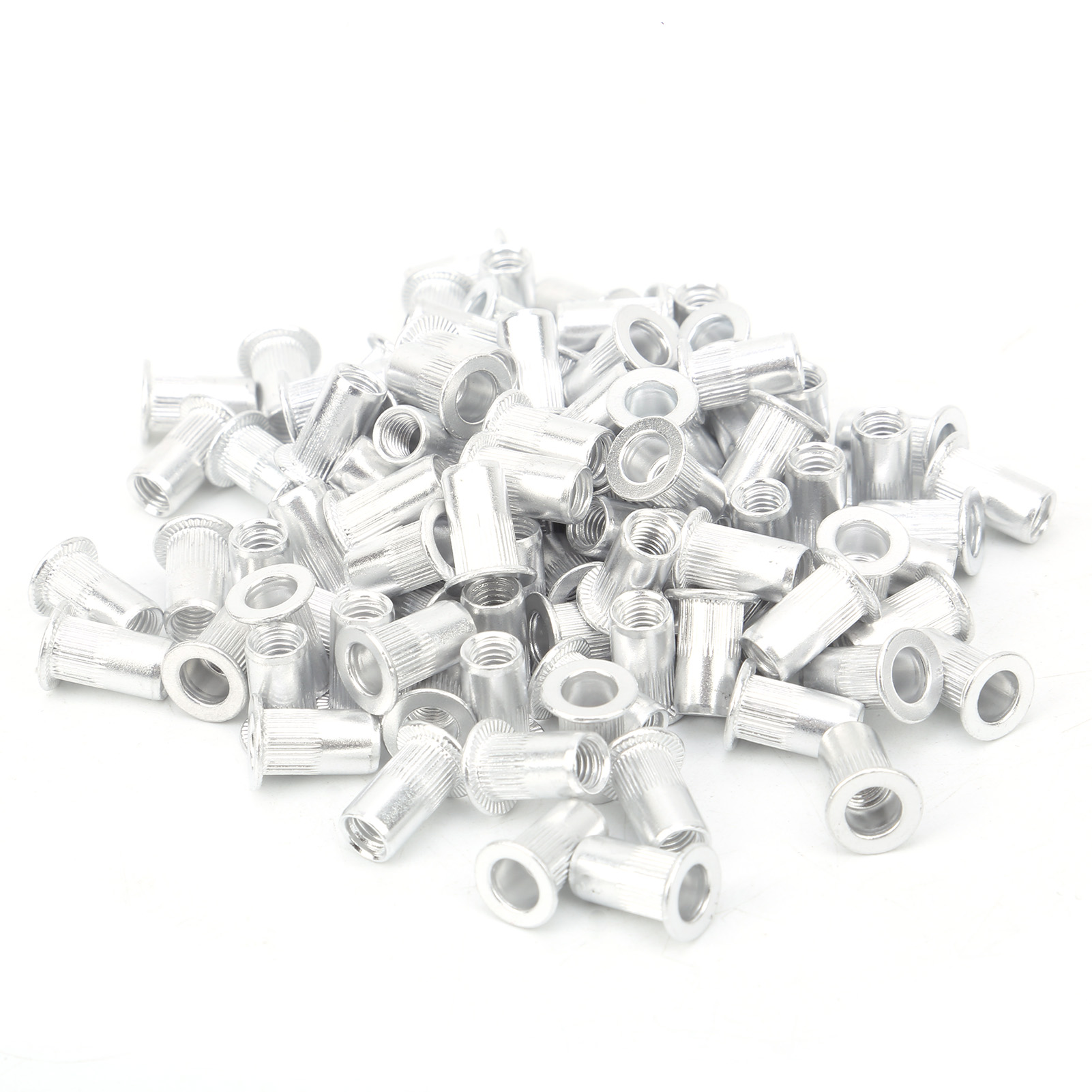 100 Aluminium-flachkopf-zugnietmuttern, Vertikal-hardware-zubehör Wj-30045m5