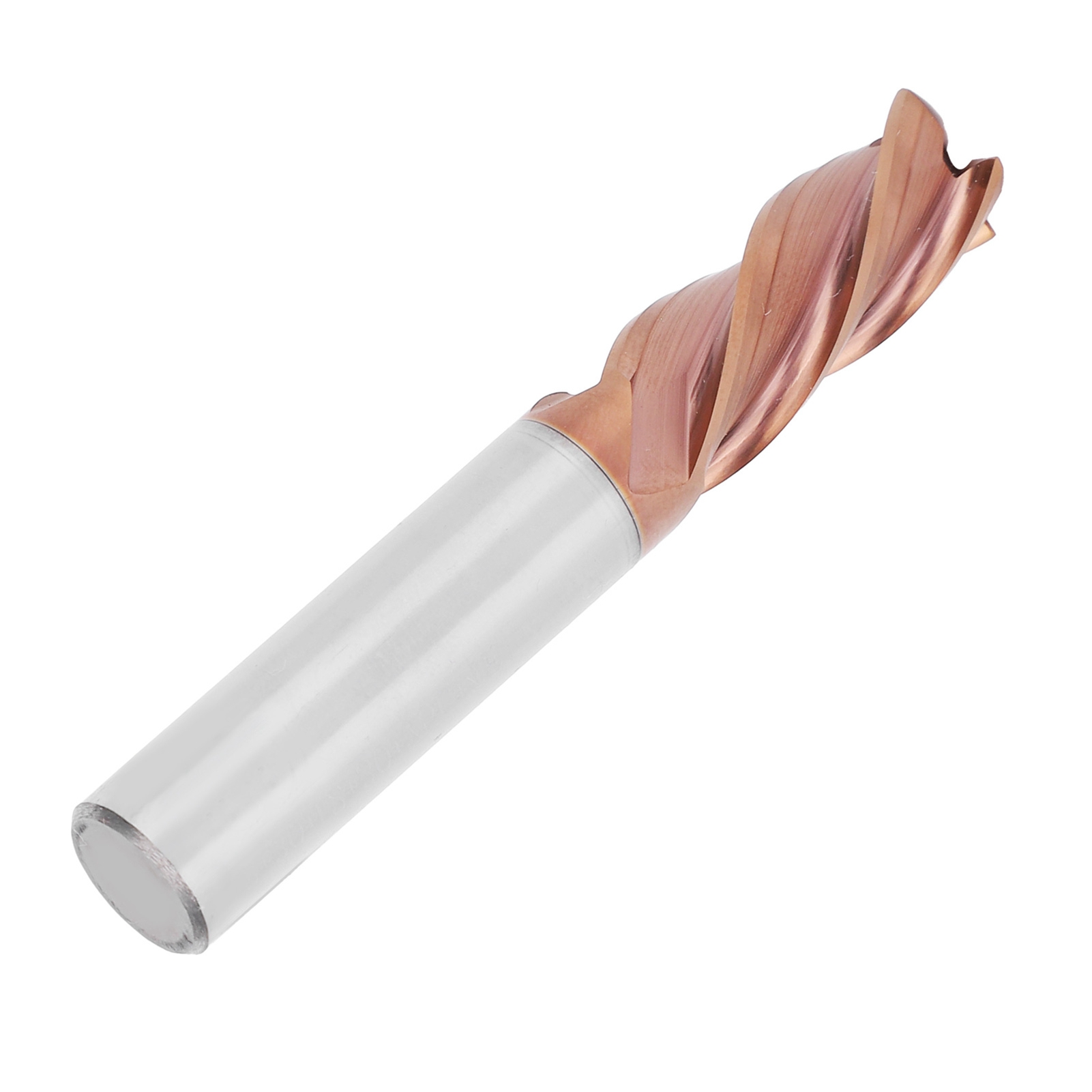 4-schneidiger Cnc-fräser, Wolframstahl, Für Die Metallbearbeitung, 12 X 75 X 12 Mm (durchmesser).