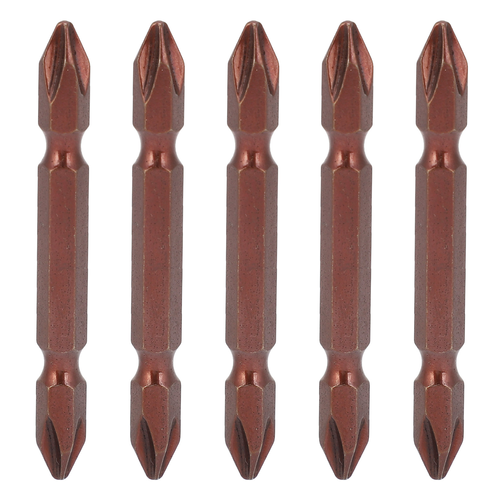 Set Mit 5 Doppelseitigen Schraubendreherbits Zum Schrauben, Elektroreparaturwerkzeug, 65 Mm Ersatz