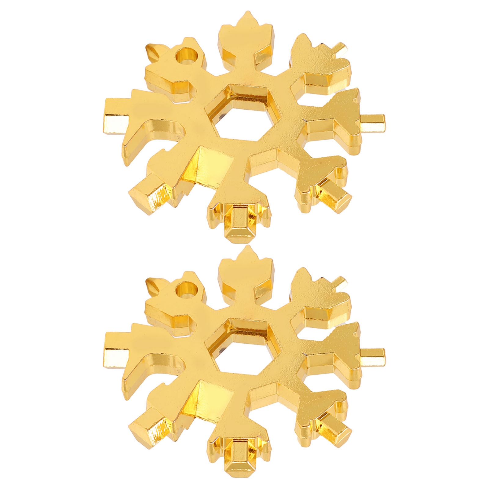 Multifunktionaler Schneeschlüssel Aus Kohlenstoffstahl (2er-set), Goldfarben.