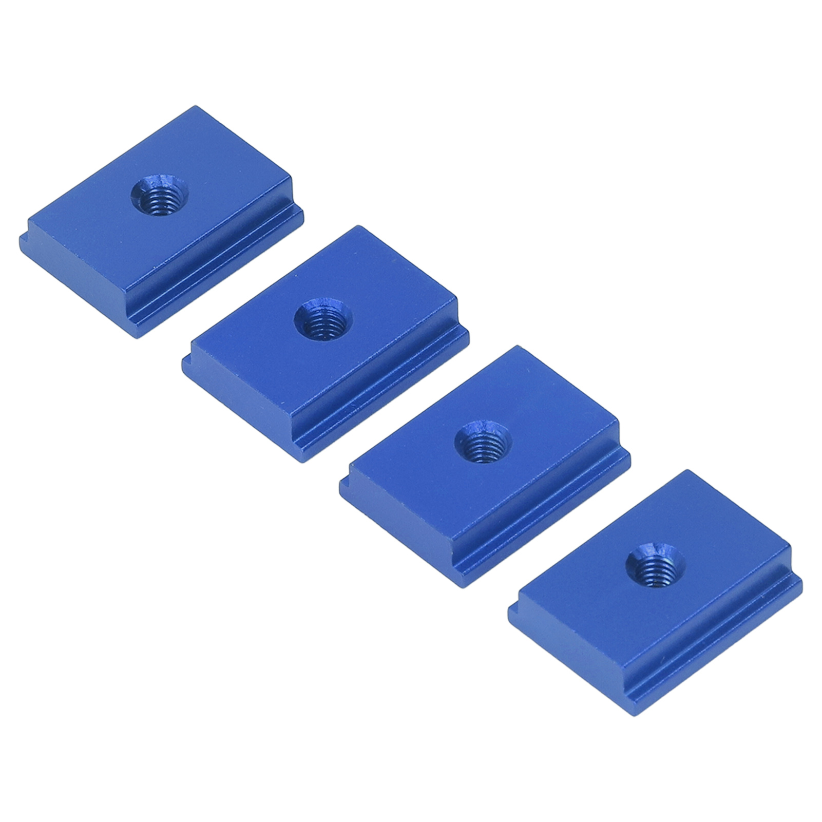 T-nut-gleitmuttern, Aluminiumlegierung, Für Holzbearbeitung, Linearführungsteile, Serie 30, M6, Blau