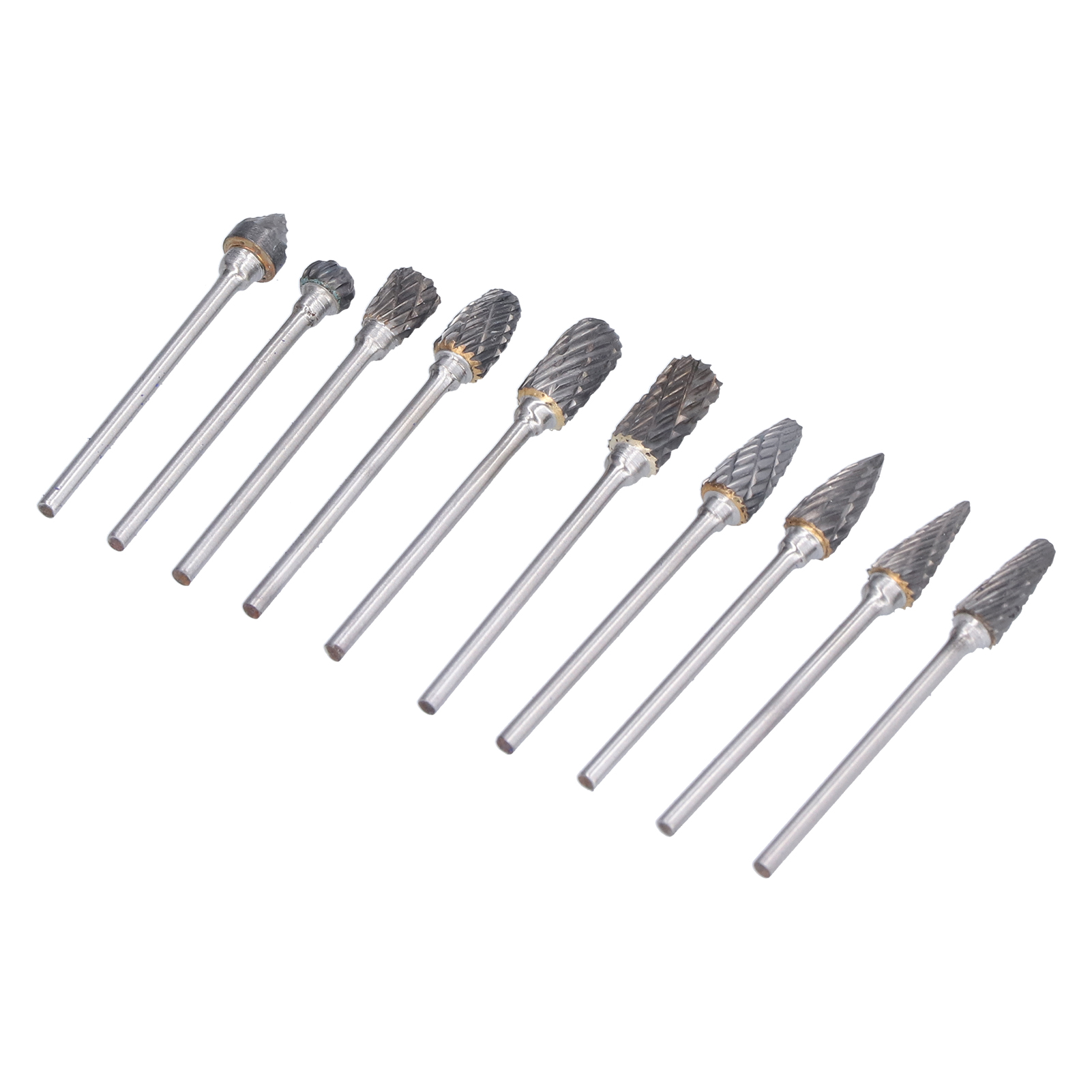Wolframkarbid-rotationsschleifzubehörset (10-teilig) Zum Schnitzen Und Bohren