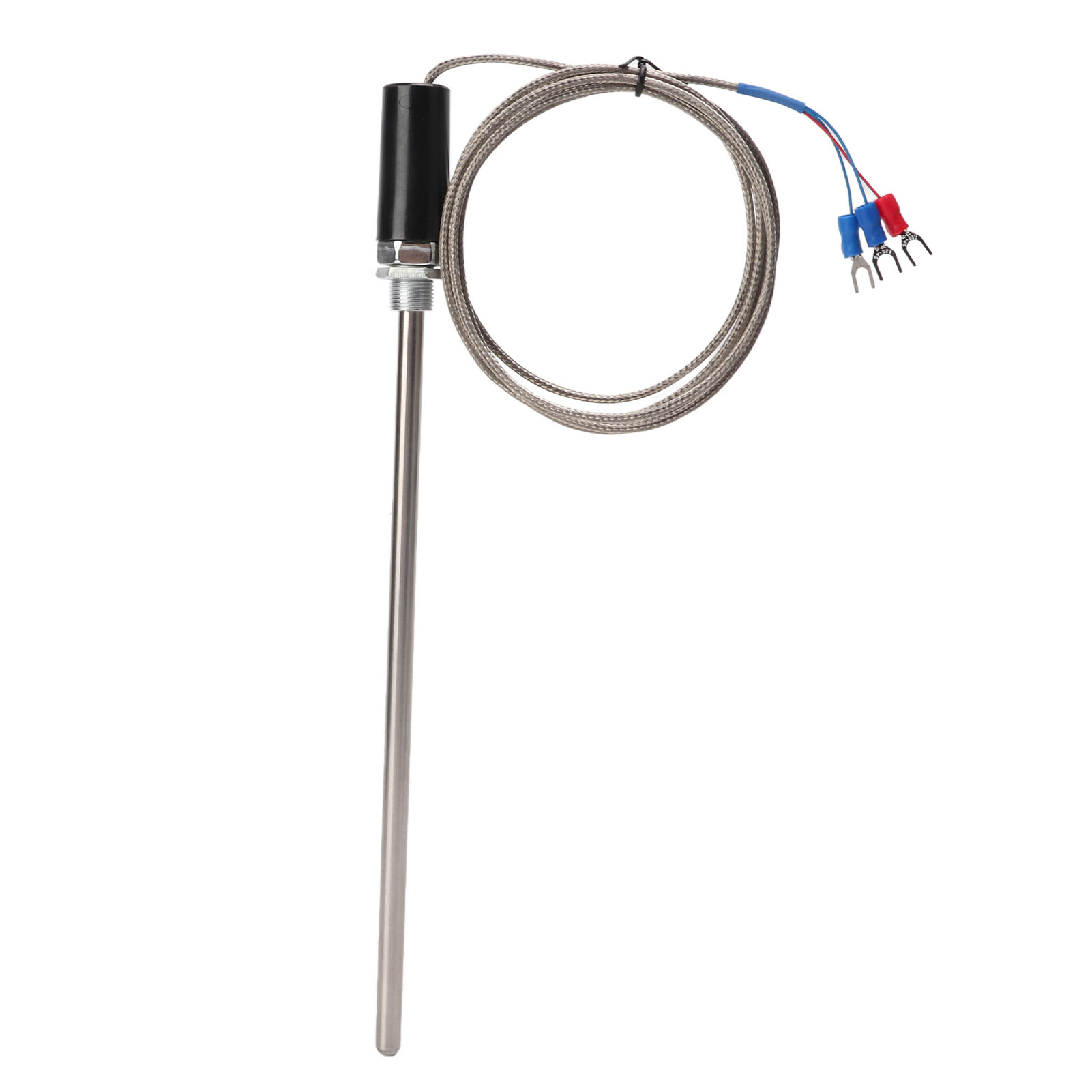 M12 Pt100 Edelstahl-thermoelementsonde, Temperatursensor, 200 Mm, 0–400 °c, 2 M