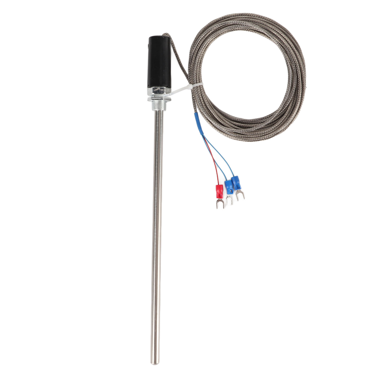 M12 Pt100 Edelstahl-thermoelementsonde, Temperatursensor, 200 Mm, 0–400 °c, 5 M