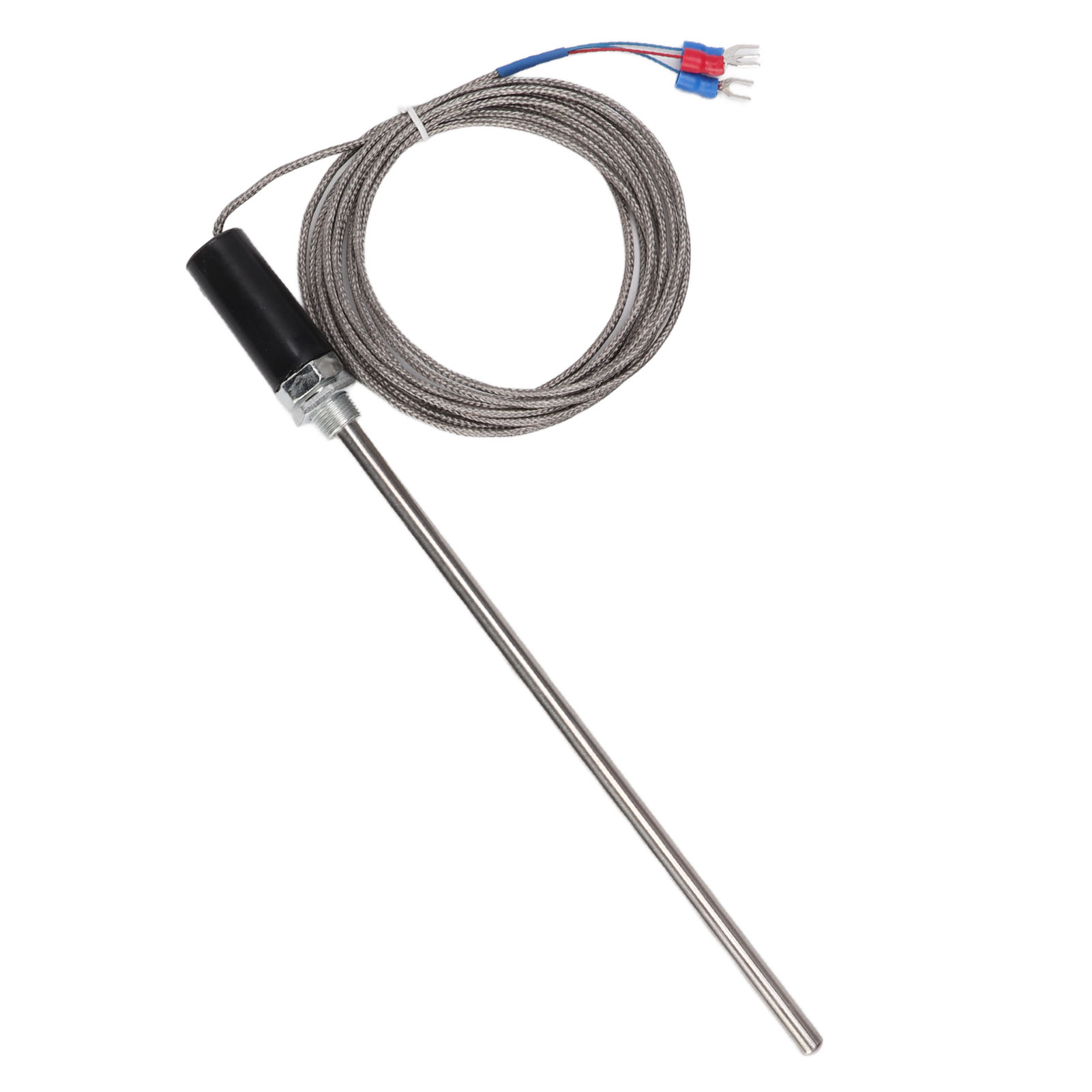 M12 Pt100 Edelstahl-thermoelementsonde, Temperatursensor, 200 Mm, 0–400 °c, 3 M