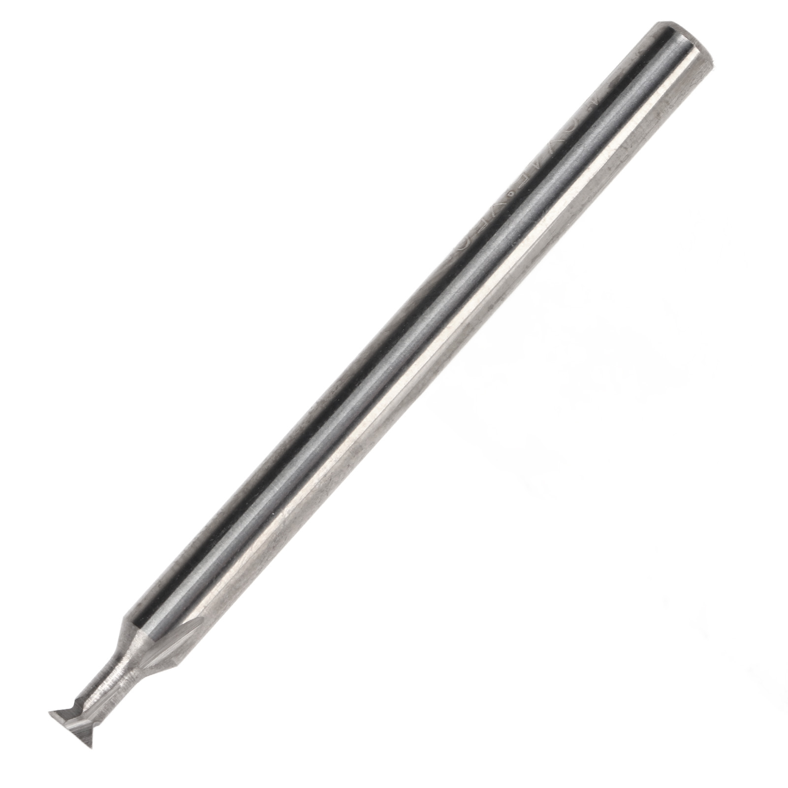Zweischneidiger 4-mm-hartmetall-schwalbenschwanzfräser Für Die Metallbearbeitung, 50 Mm Länge, 45°-winkel