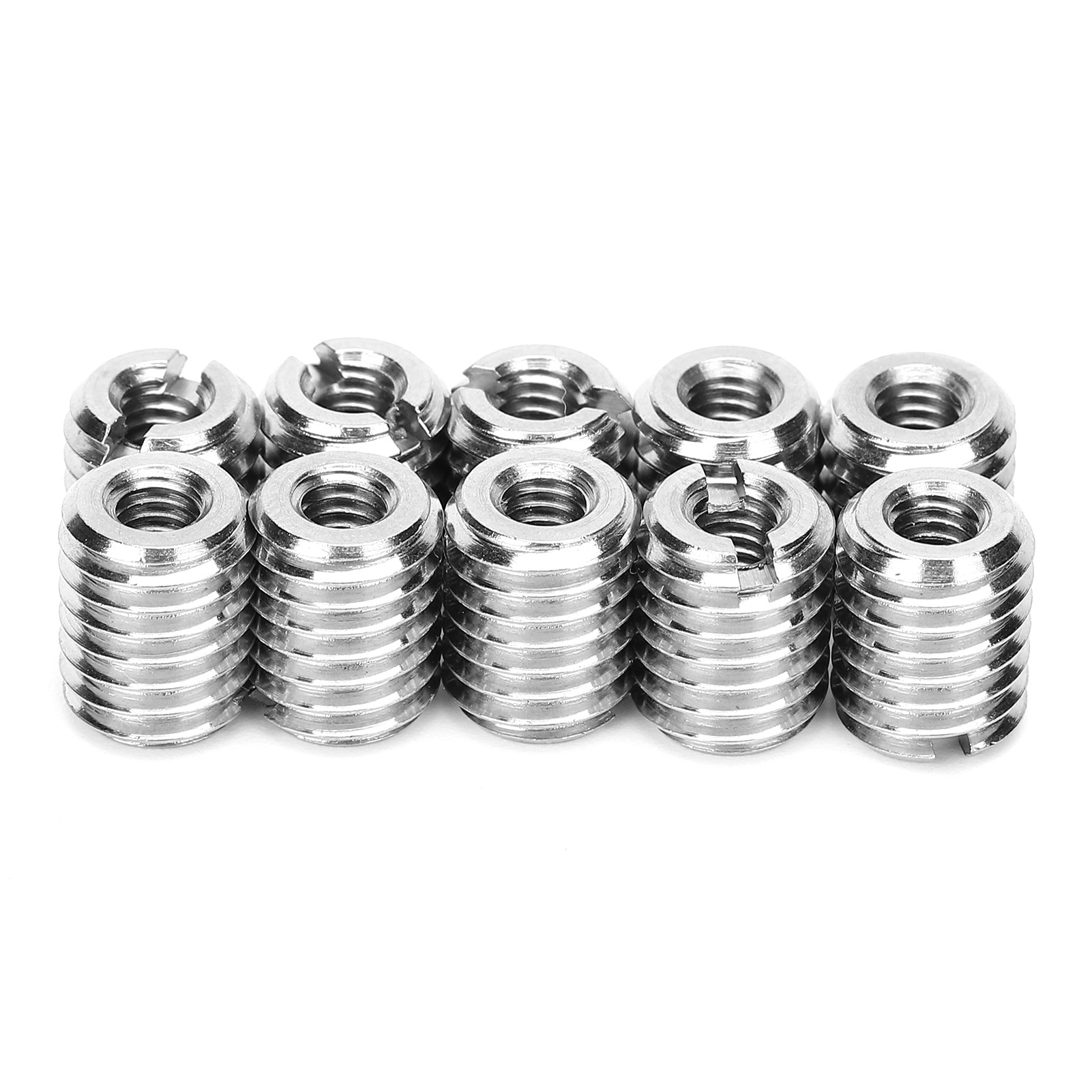 Set Mit 10 Gewindeeinsätzen Zur Reduzierstückung Für Muttern, Reparaturwerkzeug Für Außen- Und Innengewinde, Edelstahlschrauben
