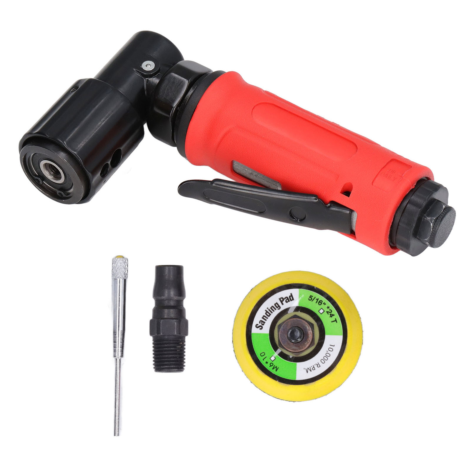2-zoll-90°-druckluftschleifer, Vibrationsarme Industriepoliermaschine, Pneumatischer Möbelschleifer