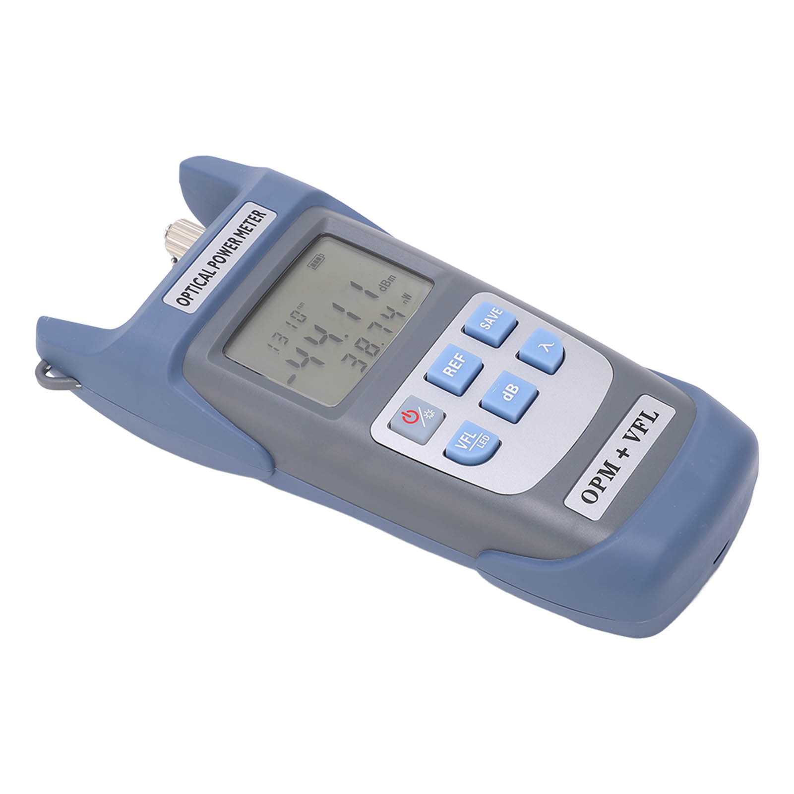 30 Km 30 Mw Glasfaser-wattmeter, Led-optisches Testgerät Für Die Kommunikationstechnik -50 Bis +26 Dbm