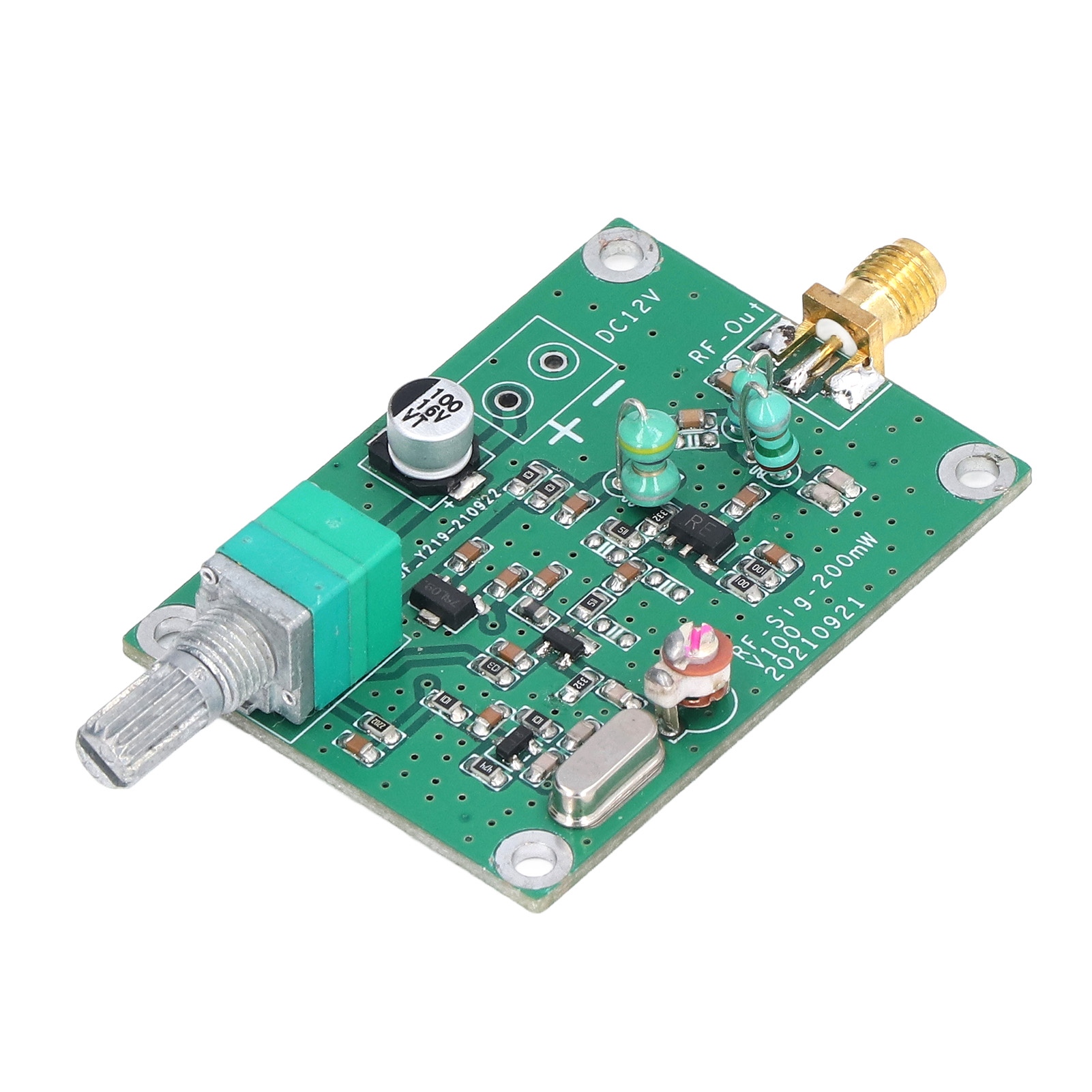 13,56-mhz-sendesignalquellenmodul, 7–23 Dbm Leistungsregelung, Rauscharme Signalquellenplatine