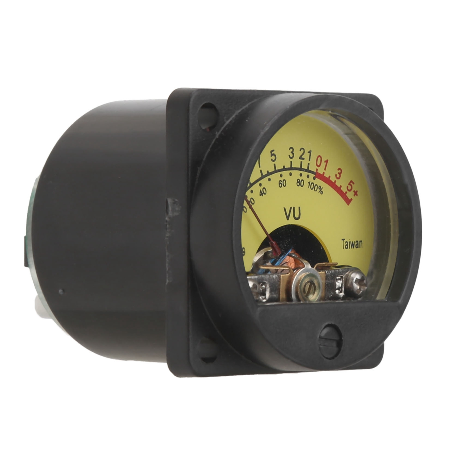 35-mm-vu-meter Mit Nadel, Gelber Hintergrundbeleuchtung, Hoher Präzision, Zum Selbstaufbau, Mit Steuerplatine.