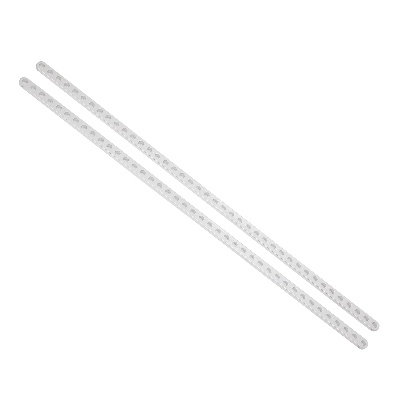 2 Stück 41-loch-aluminium-flachträger Für Roboter, Ersatzteile, 4 X 8 X 328 Mm, 3102-0041-0328