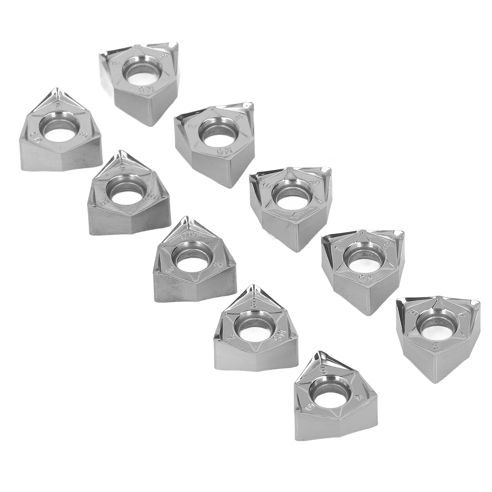 10 Wendeschneidplatten Aus Aluminiumlegierung, Indexierbare Fräseinsätze Für Cnc-drehmaschinen