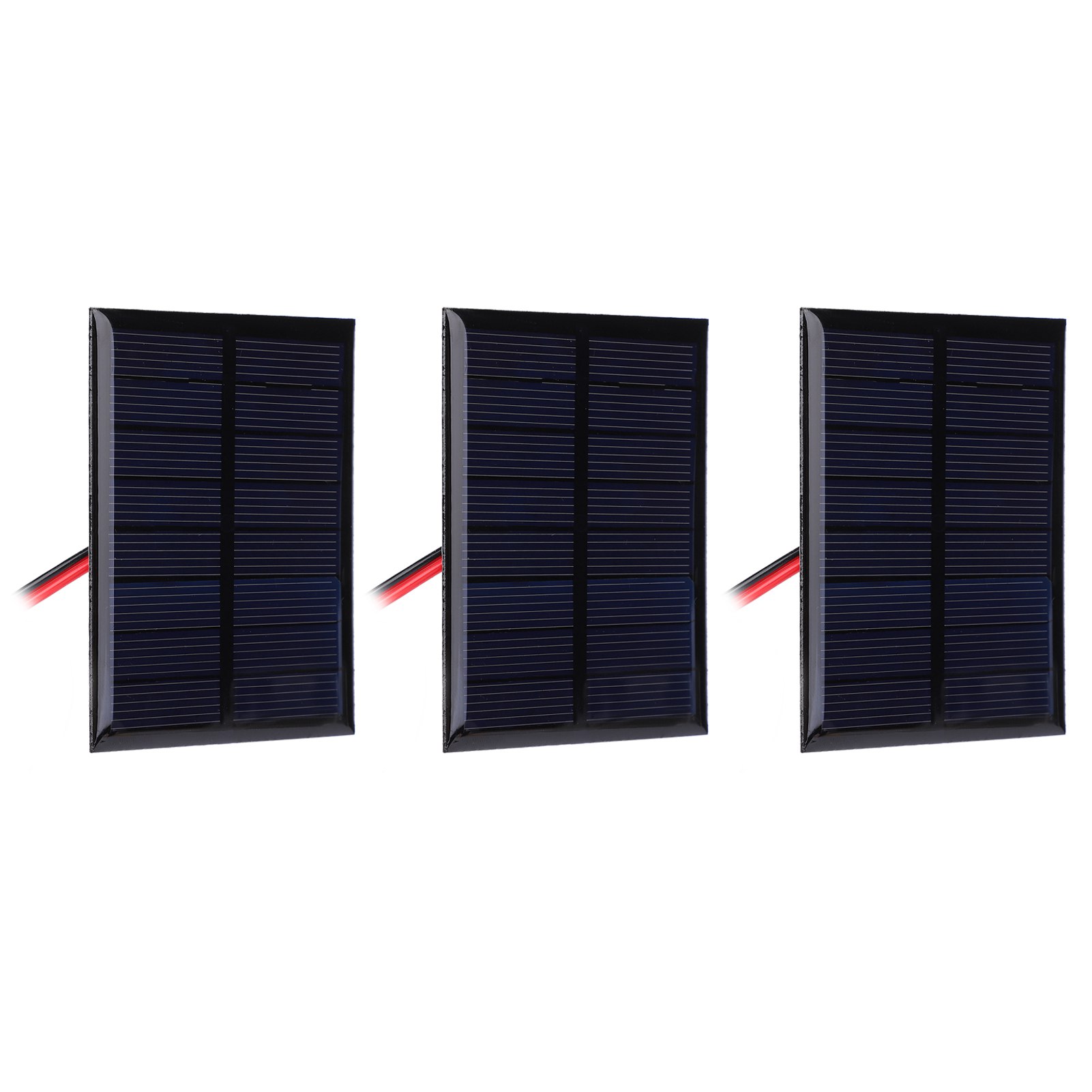 Set Aus 3 Dc4v 150ma Polykristallinen Silizium-solarmodulen Mit 30cm Kabel