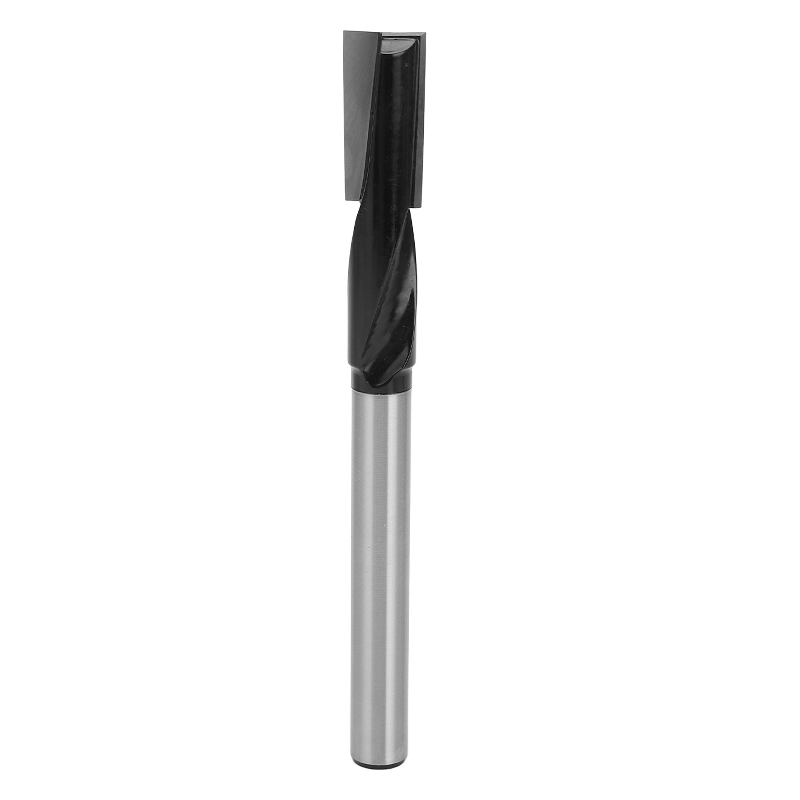 Schwarzer Spiralfräser Für Die Holzbearbeitung, Präzise, Schnell Und Robust, Ptfe-beschichtet, 1/2"-schaft
