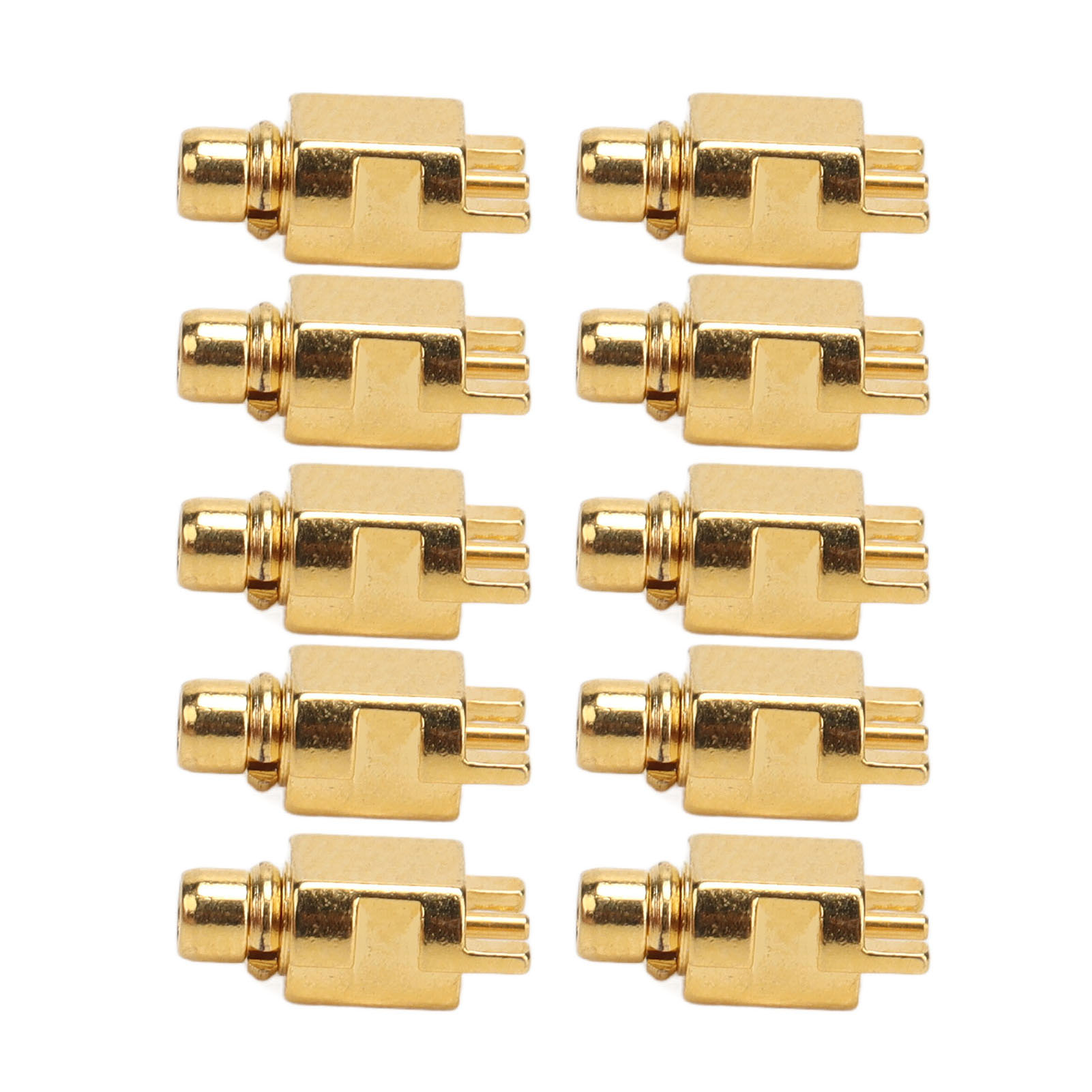 Packung Mit 10 Mmcx Je Lötverbindern, 3 Pins, Zur Reparatur Und Aufrüstung Von Kopfhörerkabeln Auf Leiterplatten.
