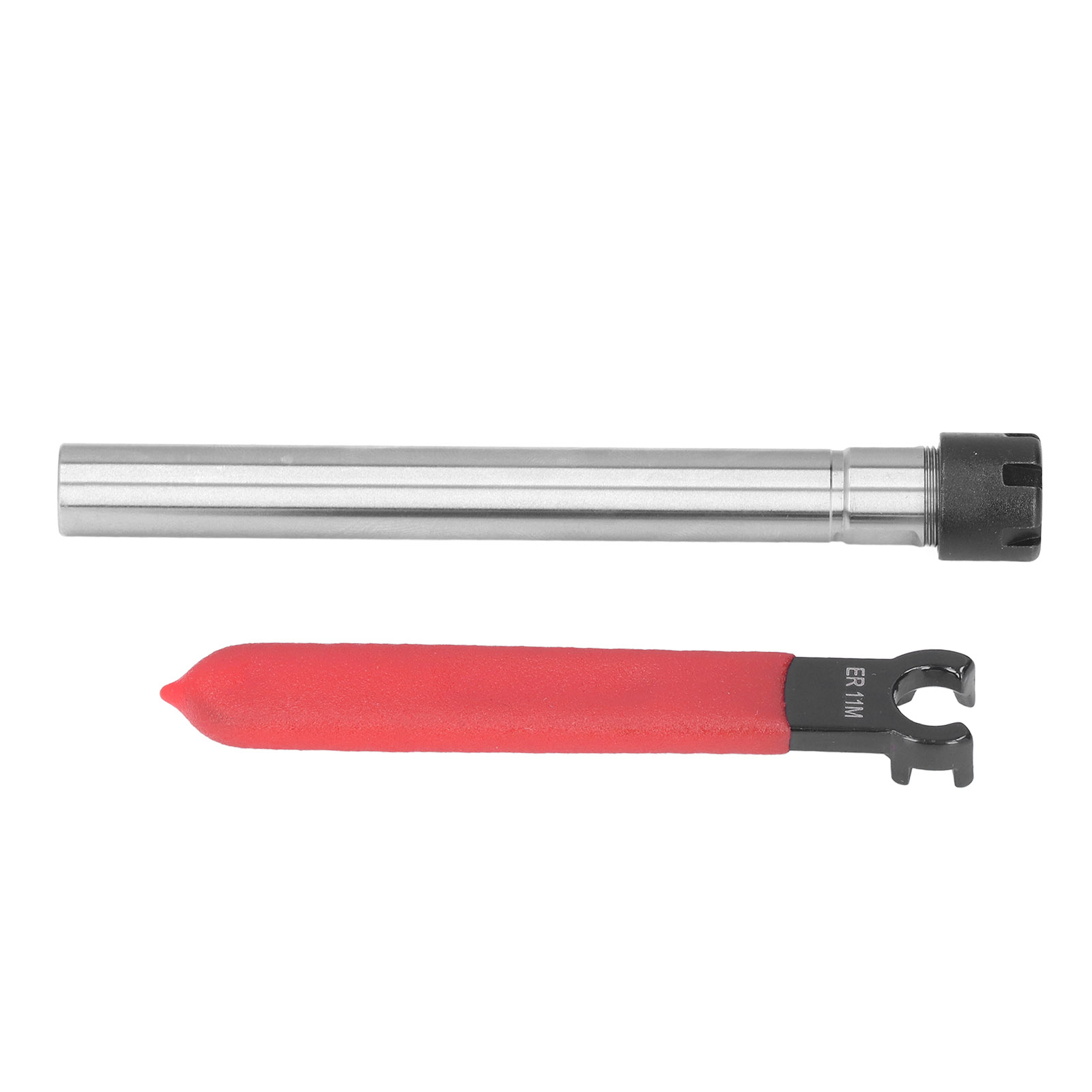 Lange Gerade Verlängerung Für Cnc-spannzangenfutter, 1–7 Mm Spannbereich, Mit Schlüssel C12-er11m-100l 100 Mm