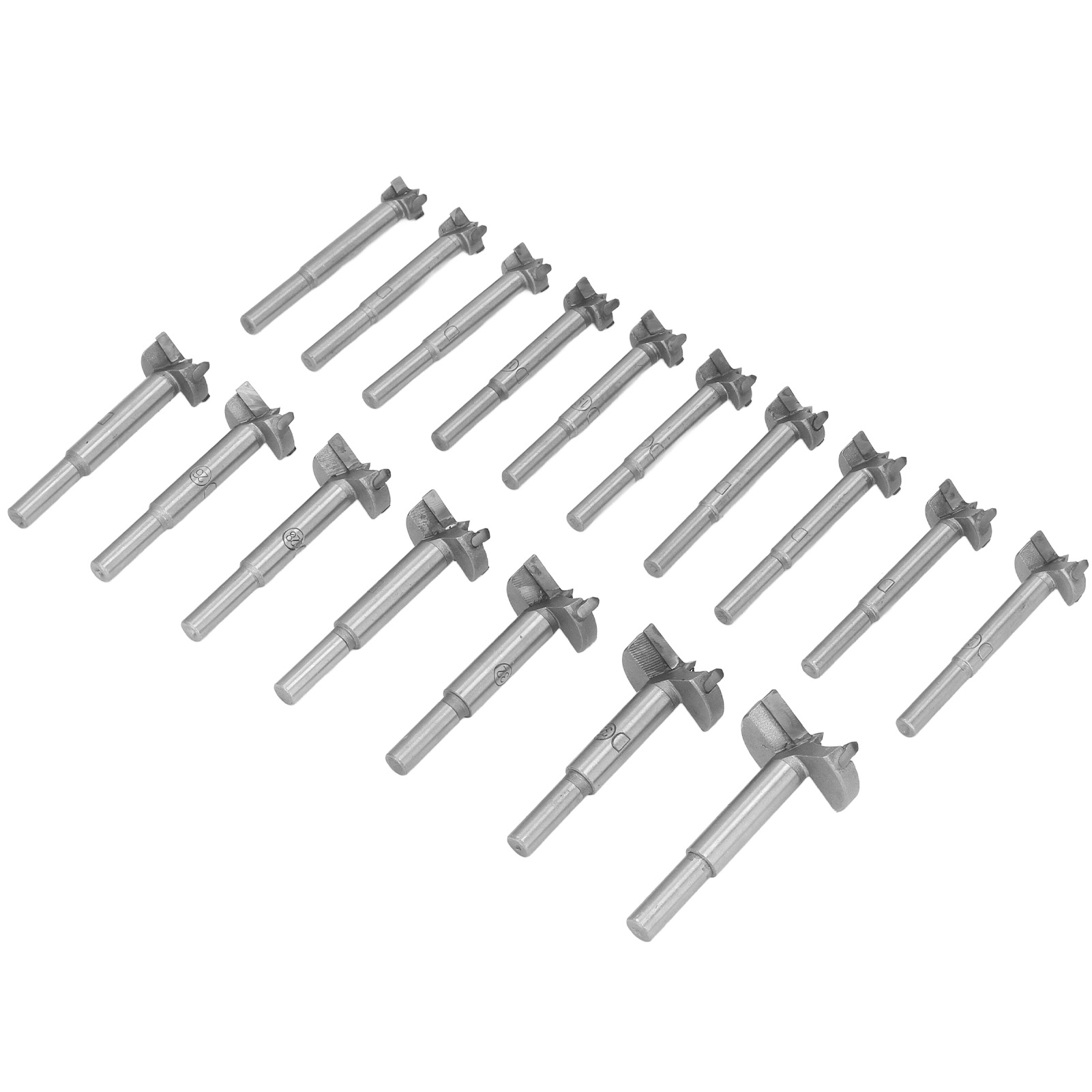 Set Mit 17 Hartmetall-scharnierbohrern Für Elektrische Tischbohrmaschinen
