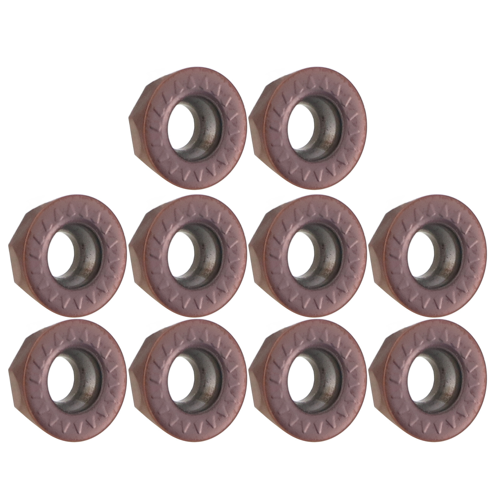 Satz Mit 10 Wendeschneidplatten Aus Hartmetall Für Cnc-maschinen, Clip-typ.