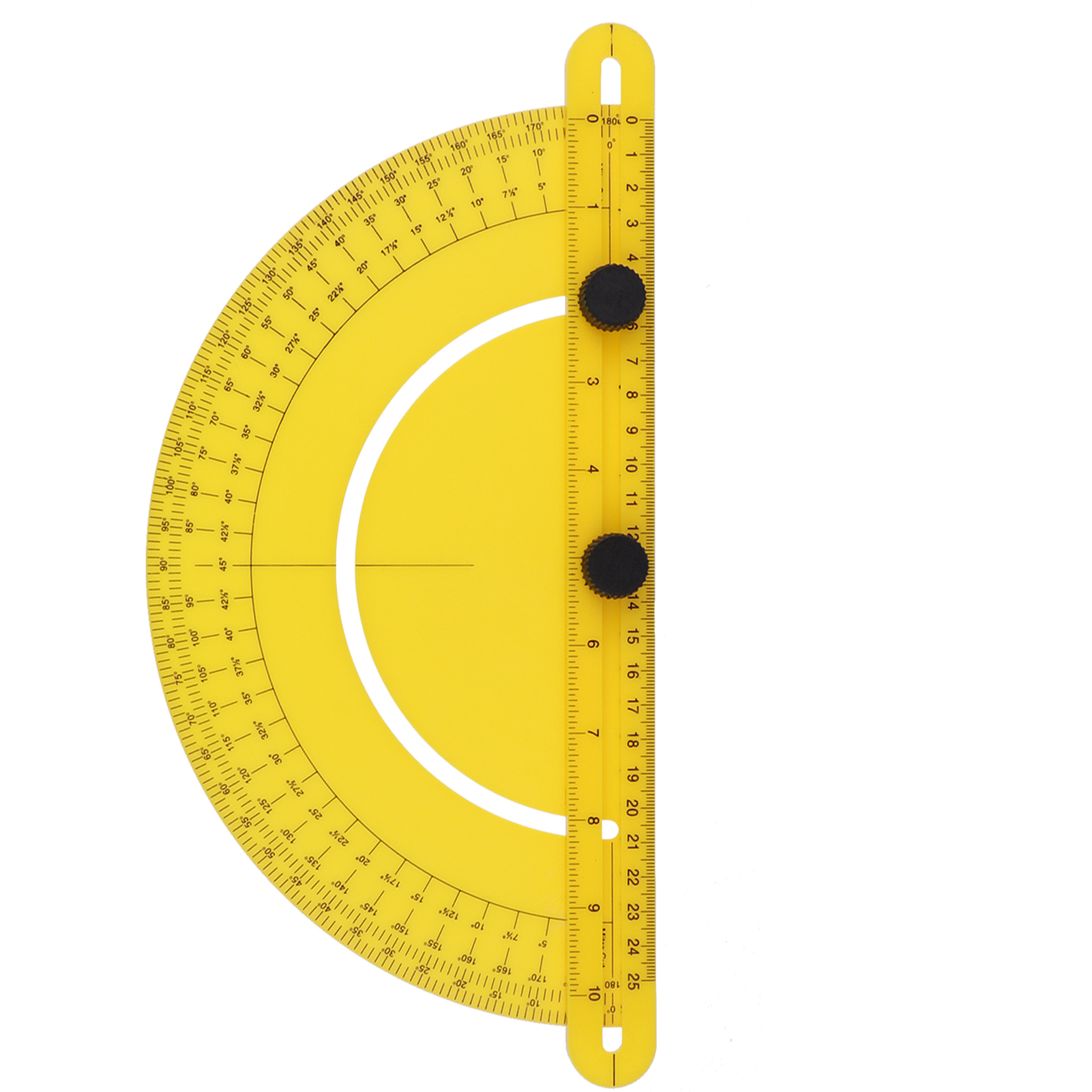 Universeller Halbkreisförmiger Winkelmesser Für Die Holzbearbeitung, Multifunktionaler Winkelmesser Aus Kunststoff