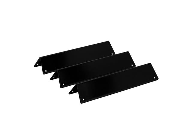 BBQ-Toro porzellanemaillierte Flammenverteiler Set (3 Stück) 38,8 x 8,7 cm