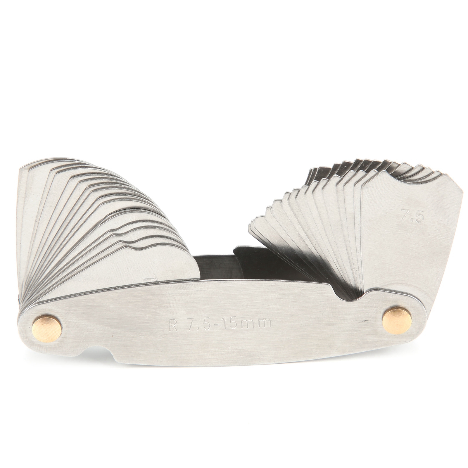 Zoll-metrik-gewindelehre Aus Edelstahl, Dimensionsmesswerkzeug R7,5-15 Mm