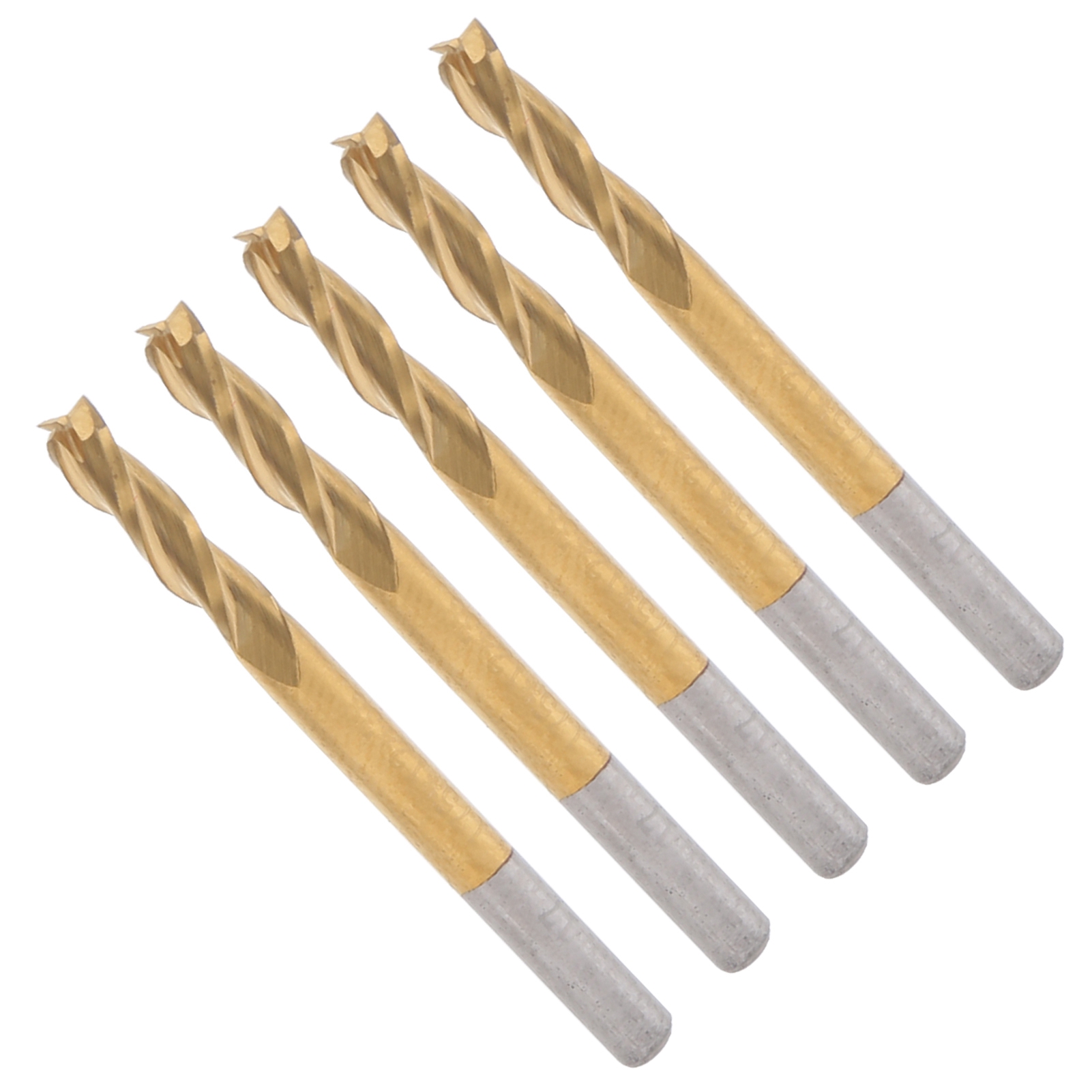 Dreischneidige Fräser Aus Wolframstahl, Schneid- Und Gravierwerkzeug, Rundschaft 3,175 X 3,175 X 12 X 40