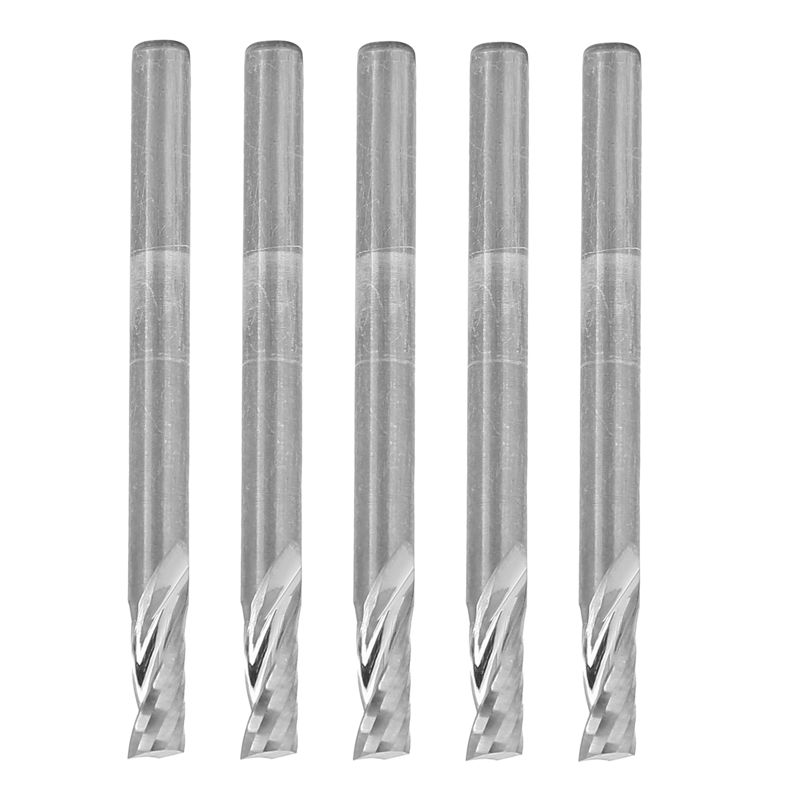 Set Mit 5 Professionellen Spiralfräsern Für Die Holzbearbeitung, 3,175 X 8 Mm