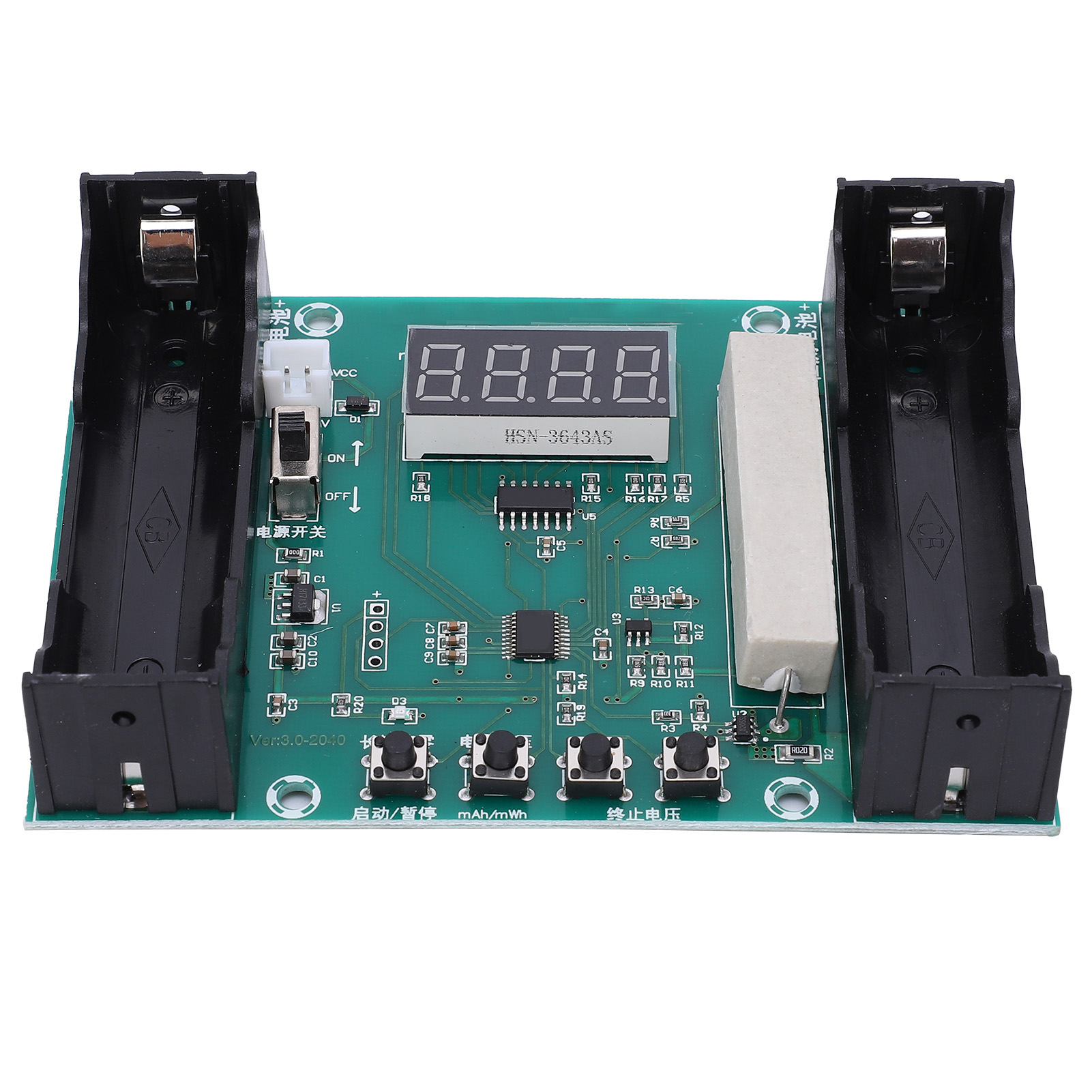 18650 Lithium-batterie-kapazitätstester - Digitales Messmodul (mah/mwh)