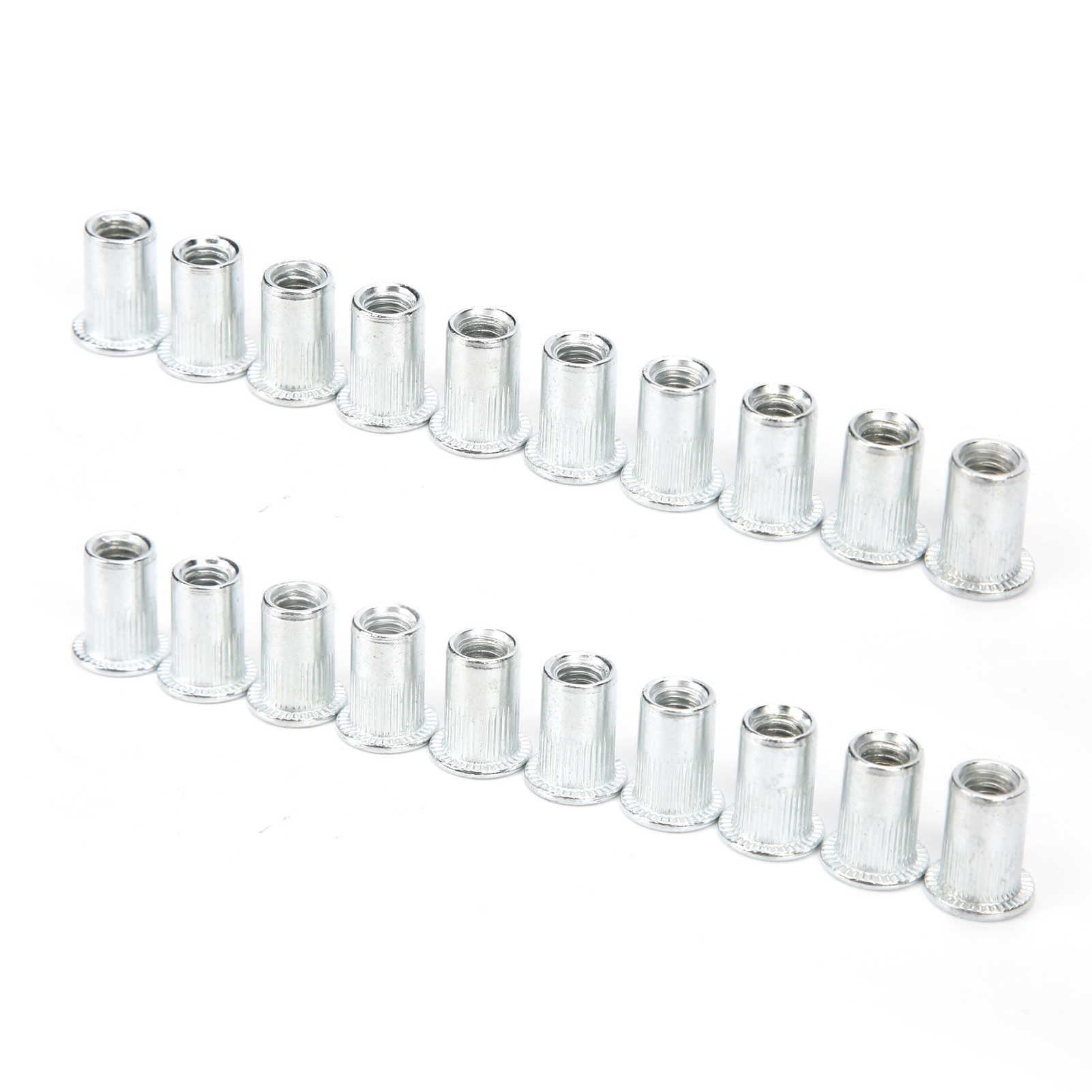 Satz Mit 20 Nietmuttern Aus Hochbelastbarer Aluminiumlegierung Und Kunststoff, M6 X 10 Befestigungswerkzeuge
