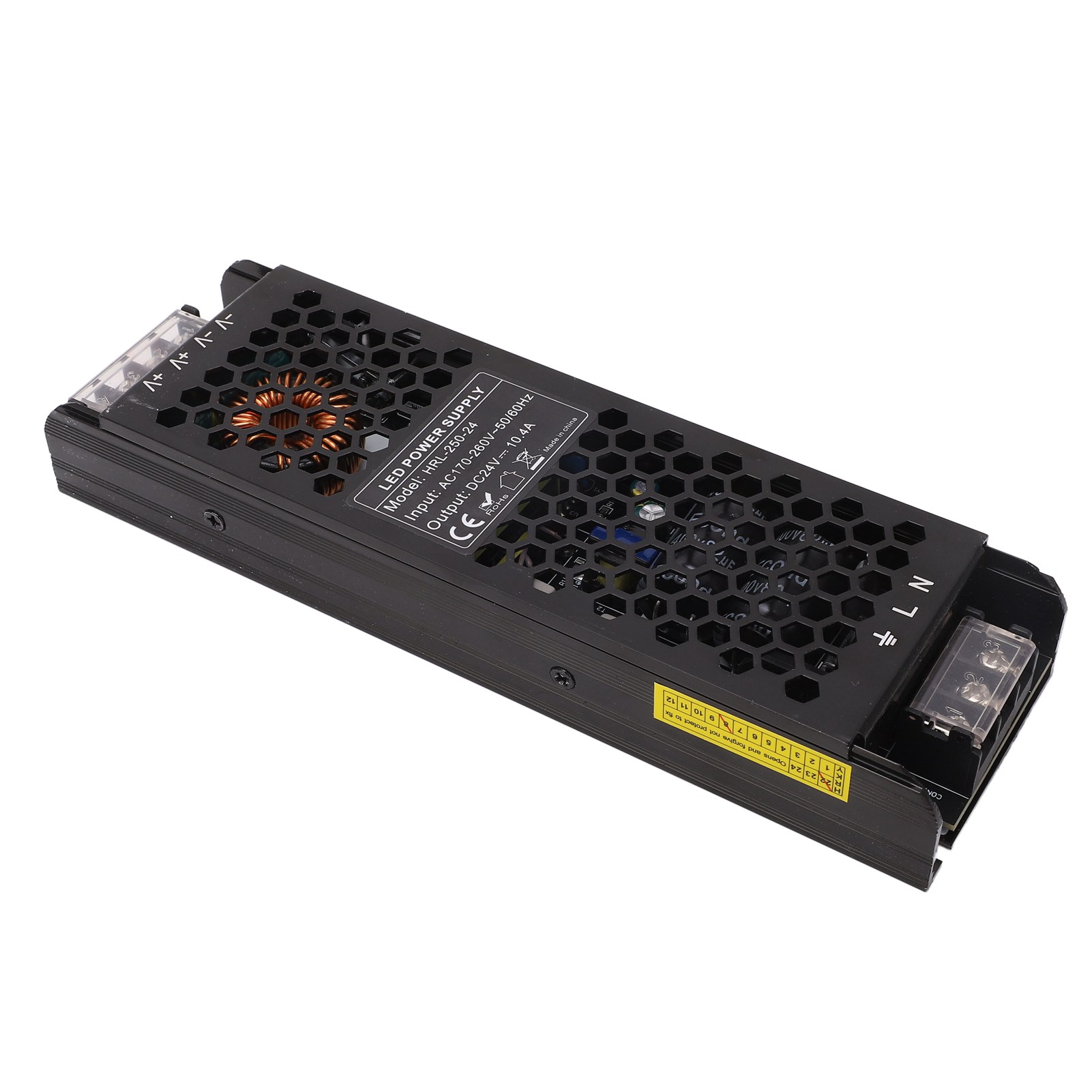 Schaltnetzteil Für Leds, Hohles Und Verstärktes Gehäuse, 250 W, Ac 170–260 V, Dc 24 V