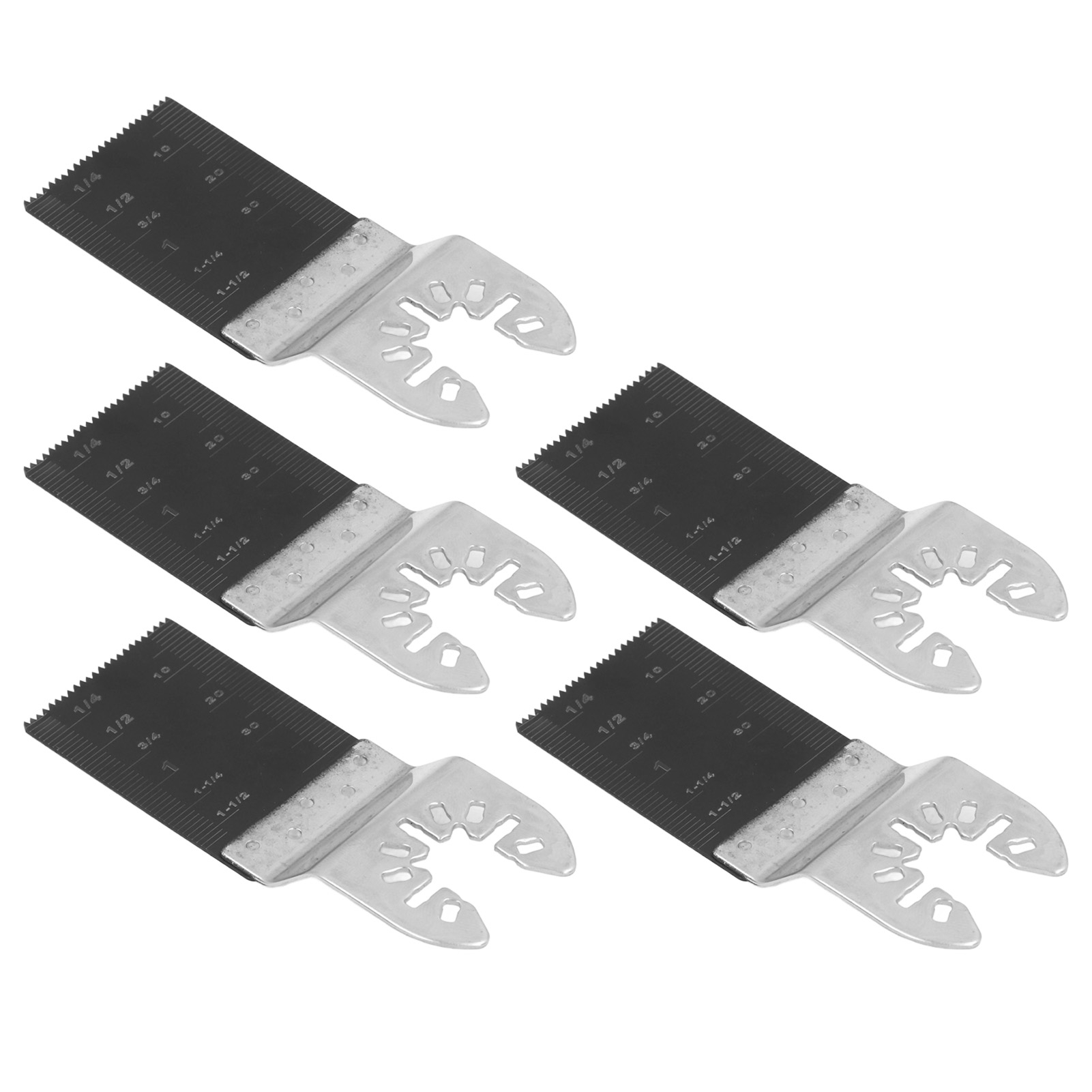 Universelles Multifunktions-oszillationsblatt Mit Schnellwechselsystem (5er-pack) Für Holz Und Kunststoff, 34 Mm, Bimetall.