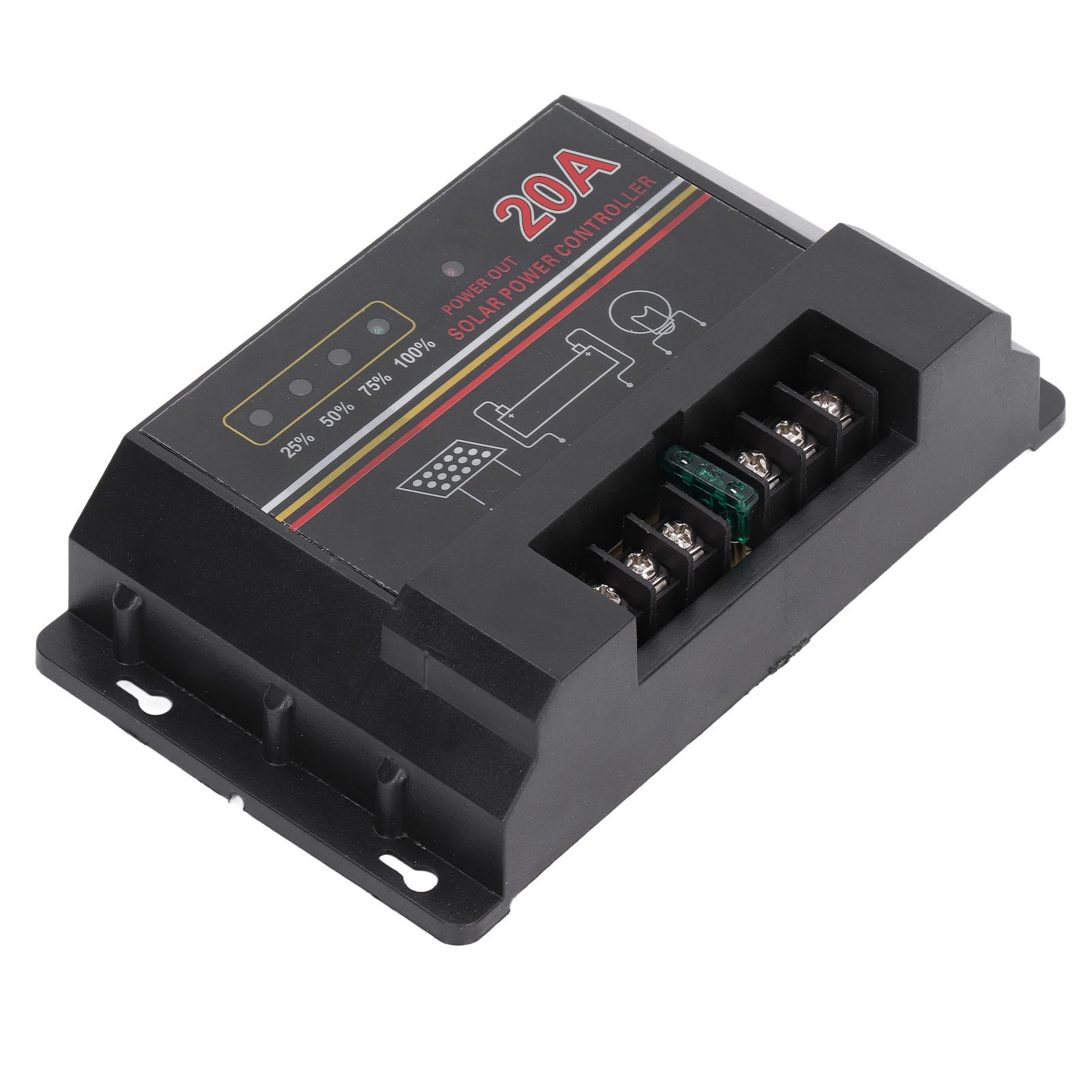 Solar-lade-/entladeregler, Hochgeschwindigkeits-mikroprozessor, Mehrfacher Schutz, Datenübertragung, 12 V, 20 A Solarregler