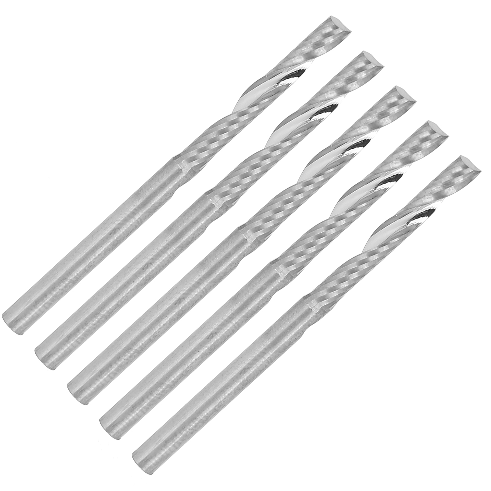Set Mit 5 Spiralschneidern Aus Wolframstahl Für Holzschnitzereien, 3,175 X 22 Mm