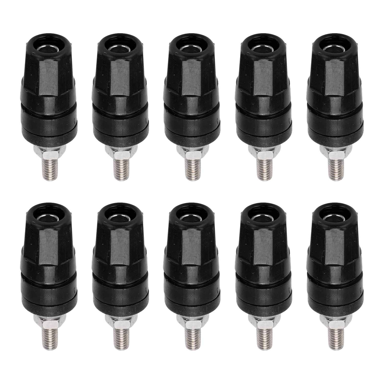 4,0-mm-anschlussklemme, 24-a-bananenstecker, Schwarz, Für Lautsprecherverstärker