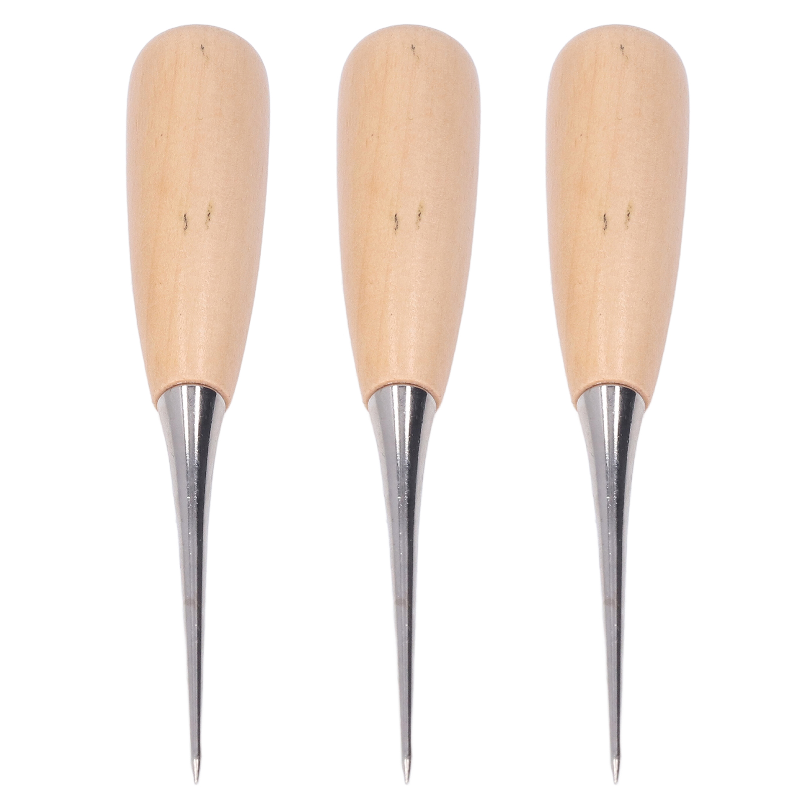 Set Mit 3 Lochern Aus Kiefernholz Zum Lochen Von Leder Und Papier.