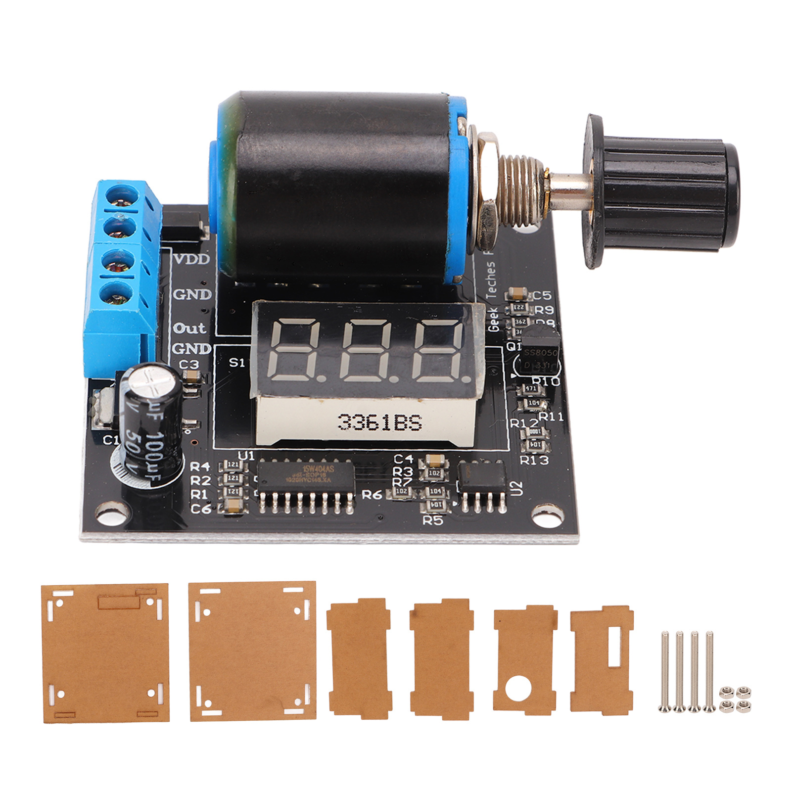 Senderplatine Für Einen Fg-signalgenerator Mit Digitaler Frequenzanzeige Über Led, 12 V Oder 24 V Dc
