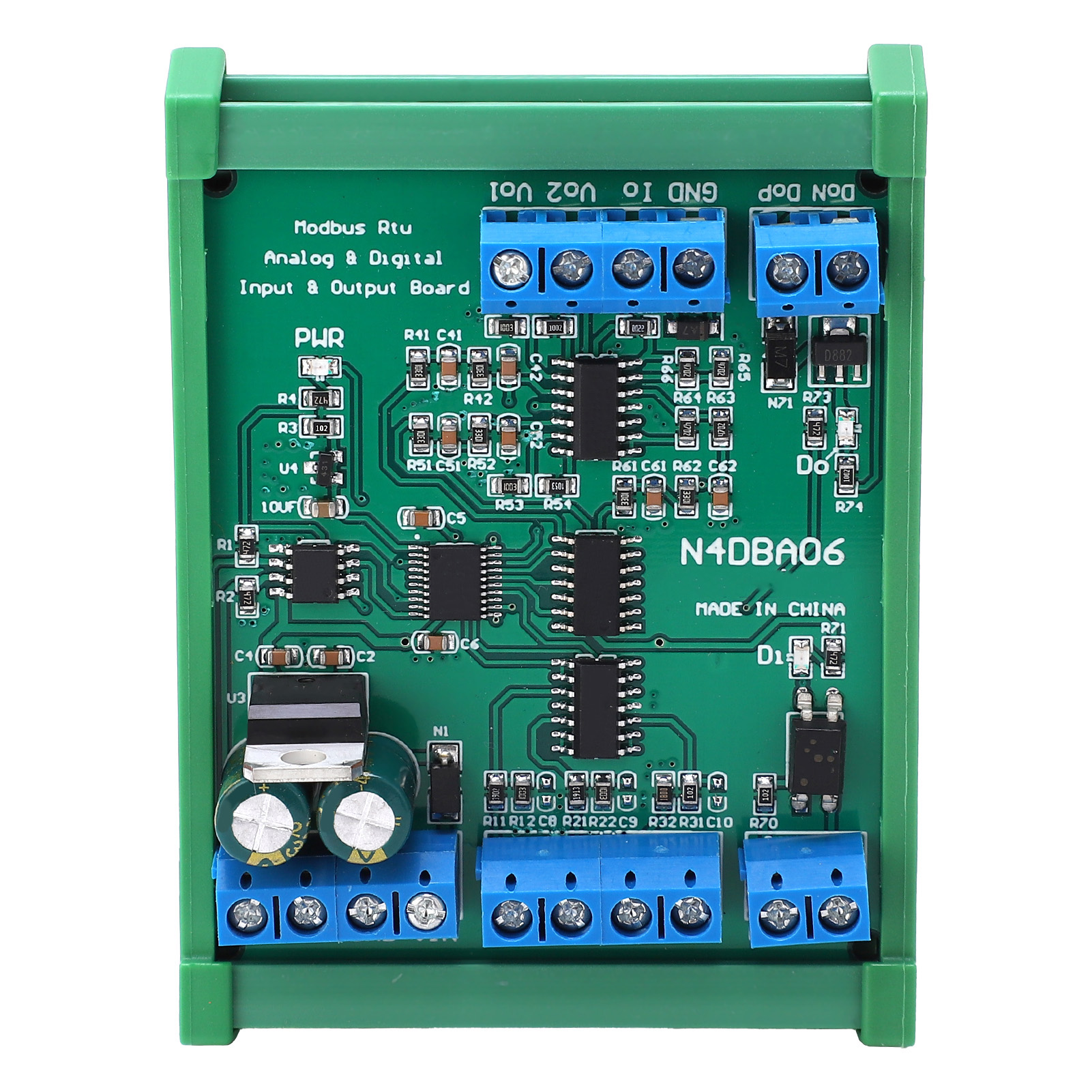 Analog-digital-ein-/ausgangsmodul Mit 8-kanal-rs485-dc12v-gehäuse N4dba06 14–34 Ma