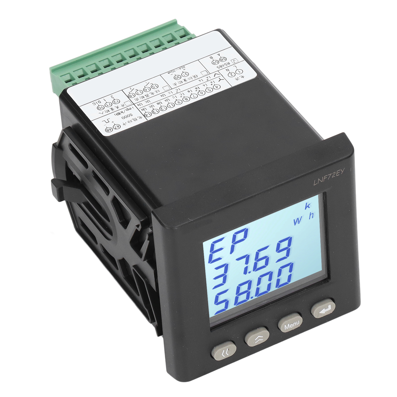 Dreiphasen-digitalvoltmeter, Amperemeter, Ac/dc 80-270v Spannungs- Und Strommessgerät Zur Steuerung