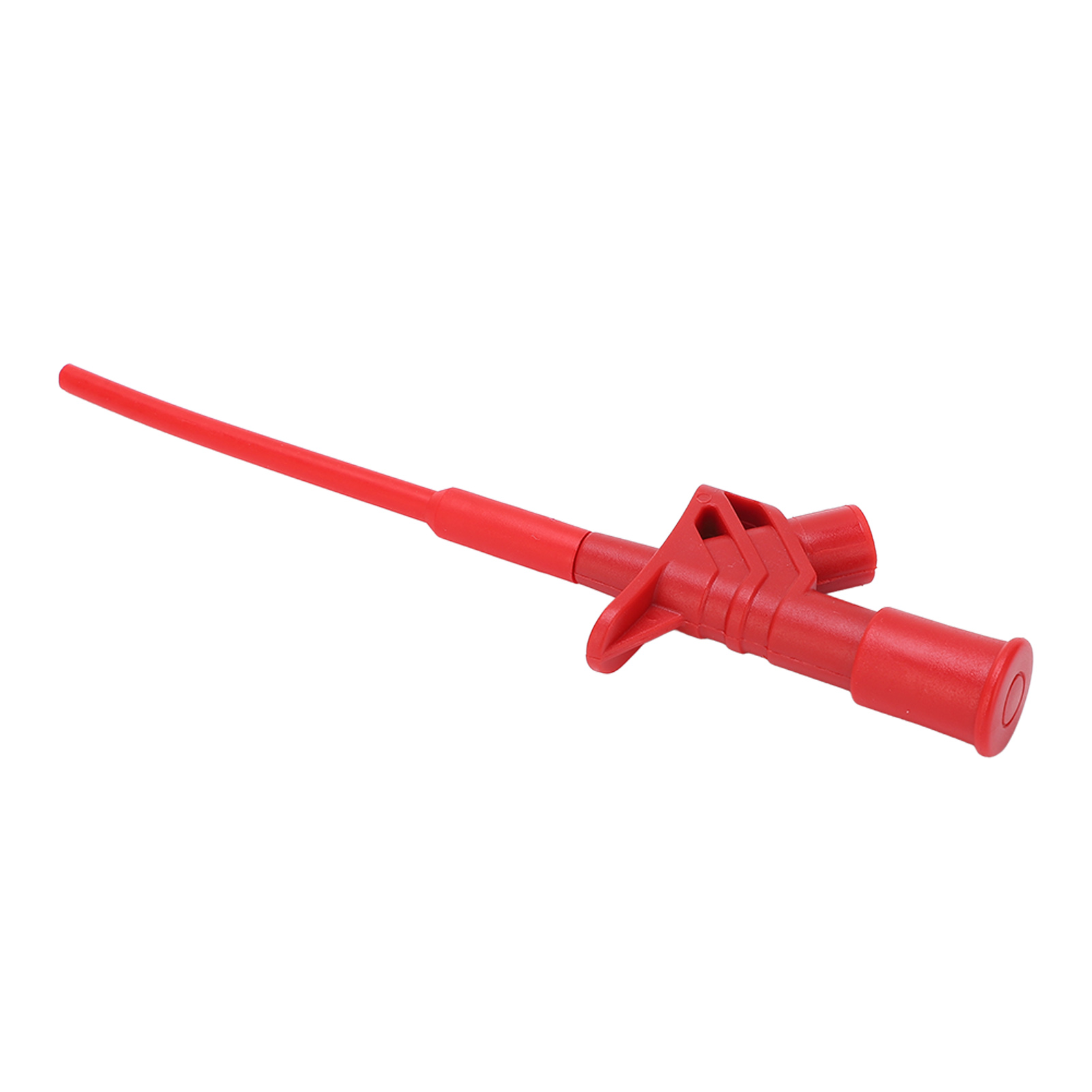 J.30021 Flexibler Edelstahl-testhaken Mit Clip Für Punktionsnadel, Sichere Und Schnelle Reparatur, Und 4 Mm Sicherheitsgriff (rot).