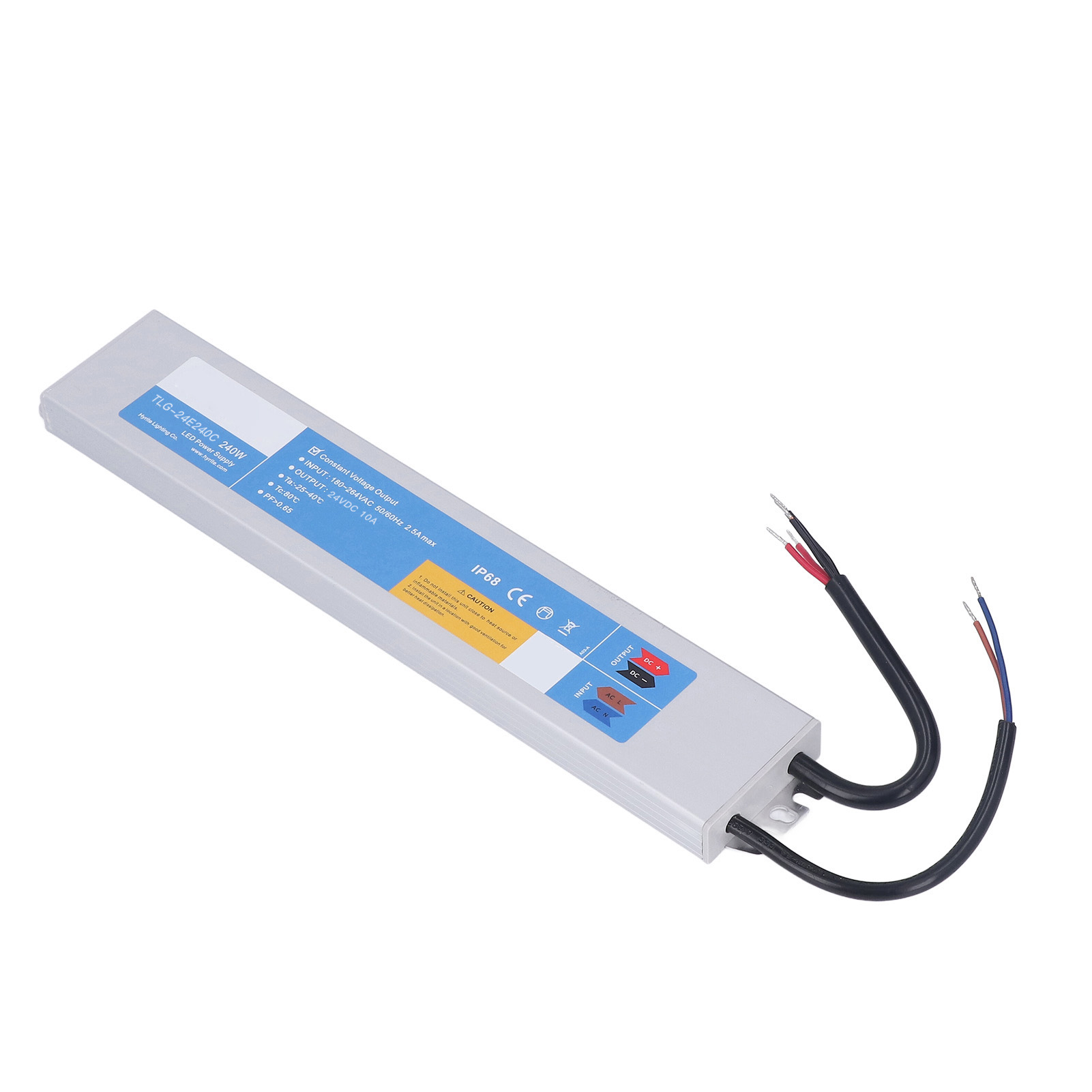 Wasserdichtes Led-netzteil 180–264 V Ac Auf Dc, 240-w-konvertertransformator Für Dc24v 10a Led-streifen