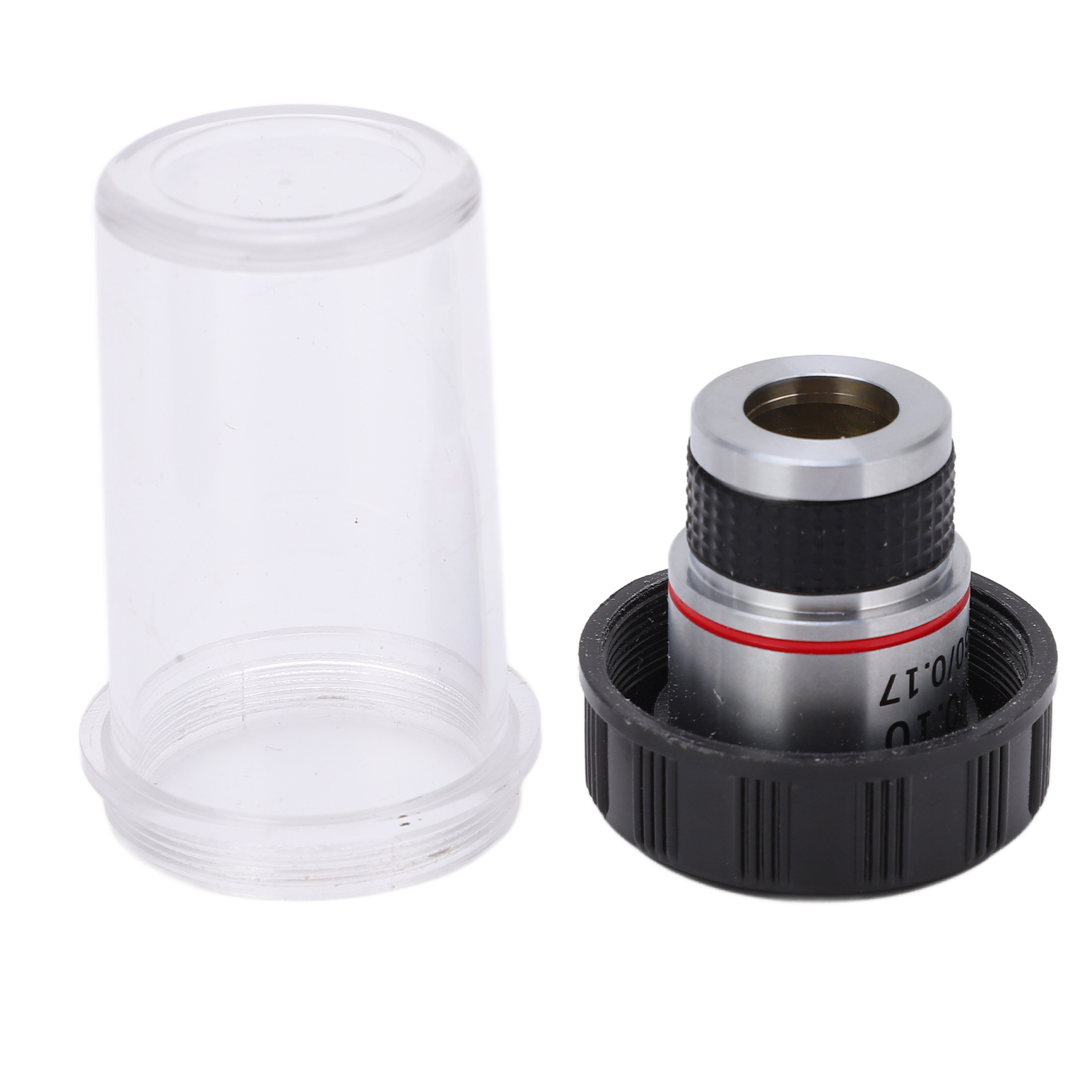185 Mm Transparentes Achromatisches Objektiv, Standardgewinde 20 Mm, Objektiv Für Biologische Mikroskope 4/0,10