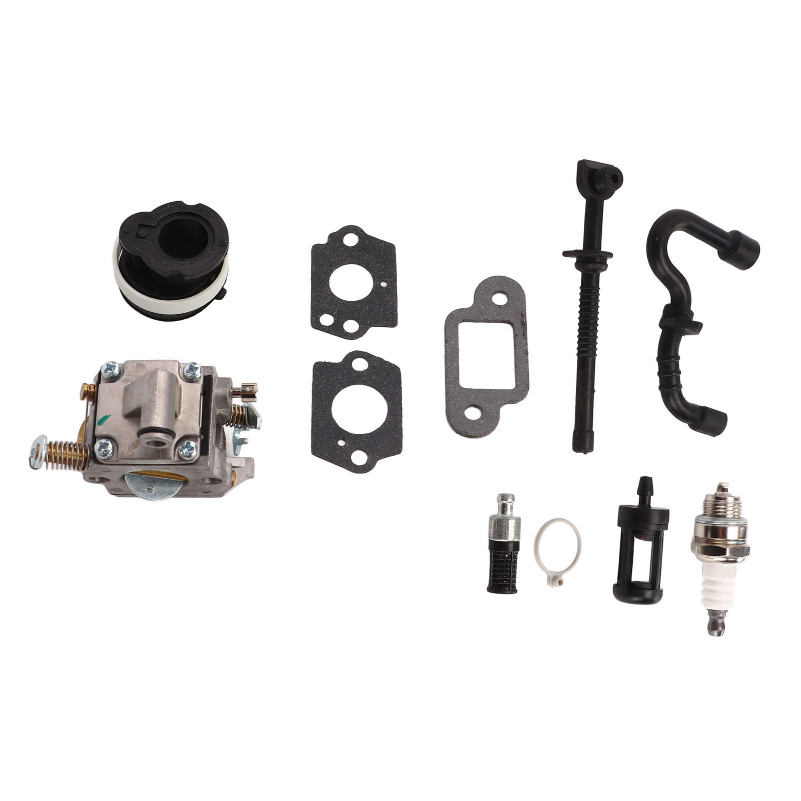 Vergaser-reparatursatz Mit Zündkerze, Kraftstoffleitung, Filter Und Dichtung. Hochwertiger Und Stabiler Vergaser Für Stihl 017.