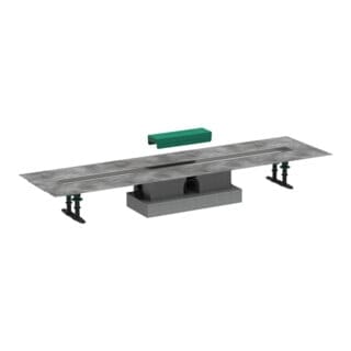 Hansgrohe uBox universal - Komplettset für Standardinstallation 1000 für Duschrinnen Fertigsets, Edelstahl 56026180