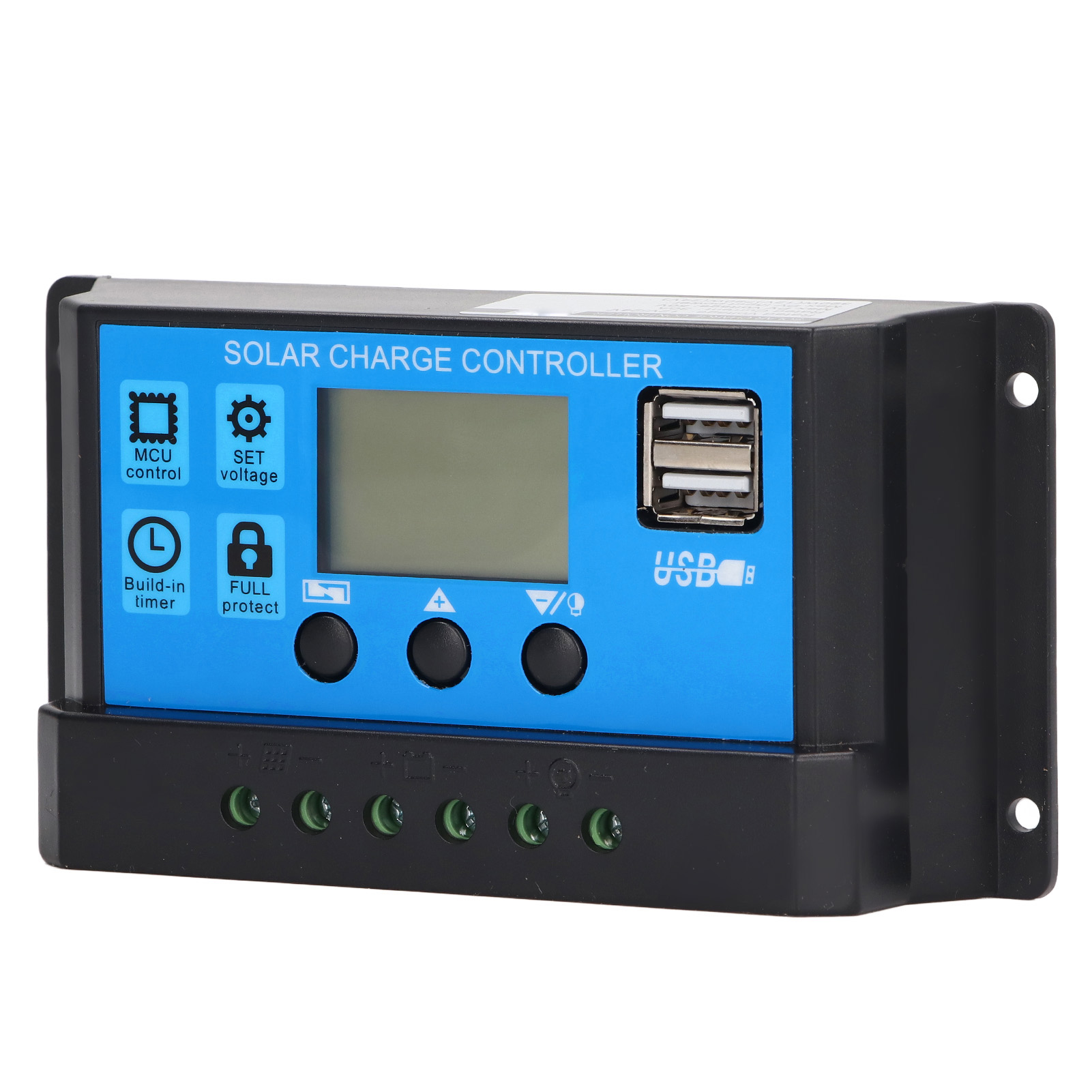 30-a-solarladeregler Für Solarmodule Und Batterien, Lcd-display, Automatische 12-v-/24-v-erkennung