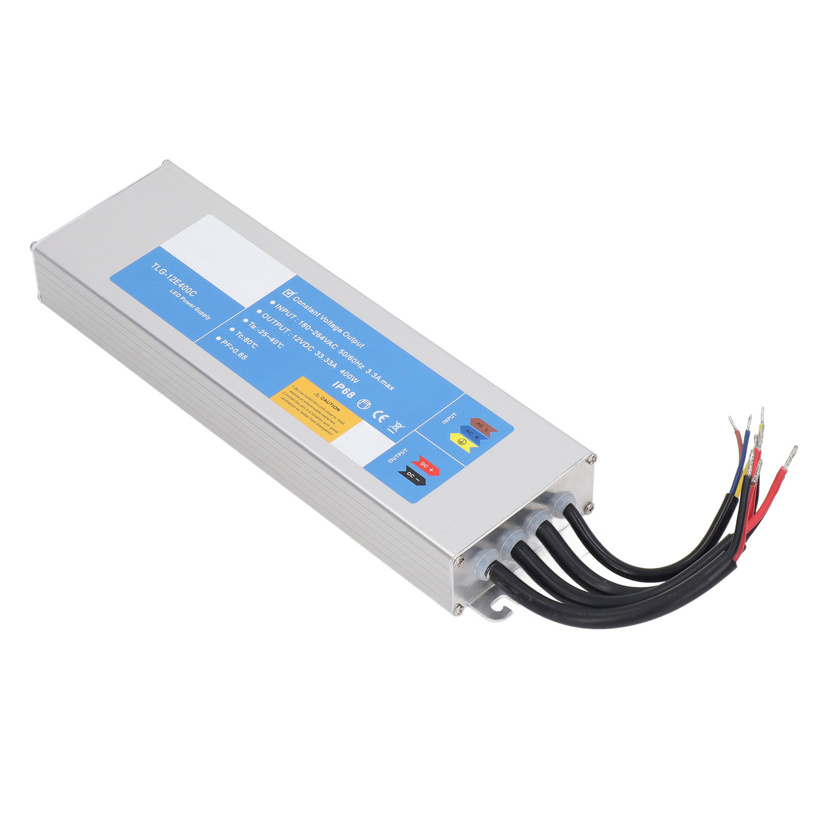 400-w-led-netzteil, Wasserdicht (ip68), Niederspannungstransformator/wandler, 180–264 V Dc-eingang, 12 V 33,3 A