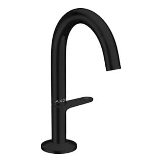 Axor One - Waschtischarmatur mit Push-Open-Ablauf, schwarz matt 48010670